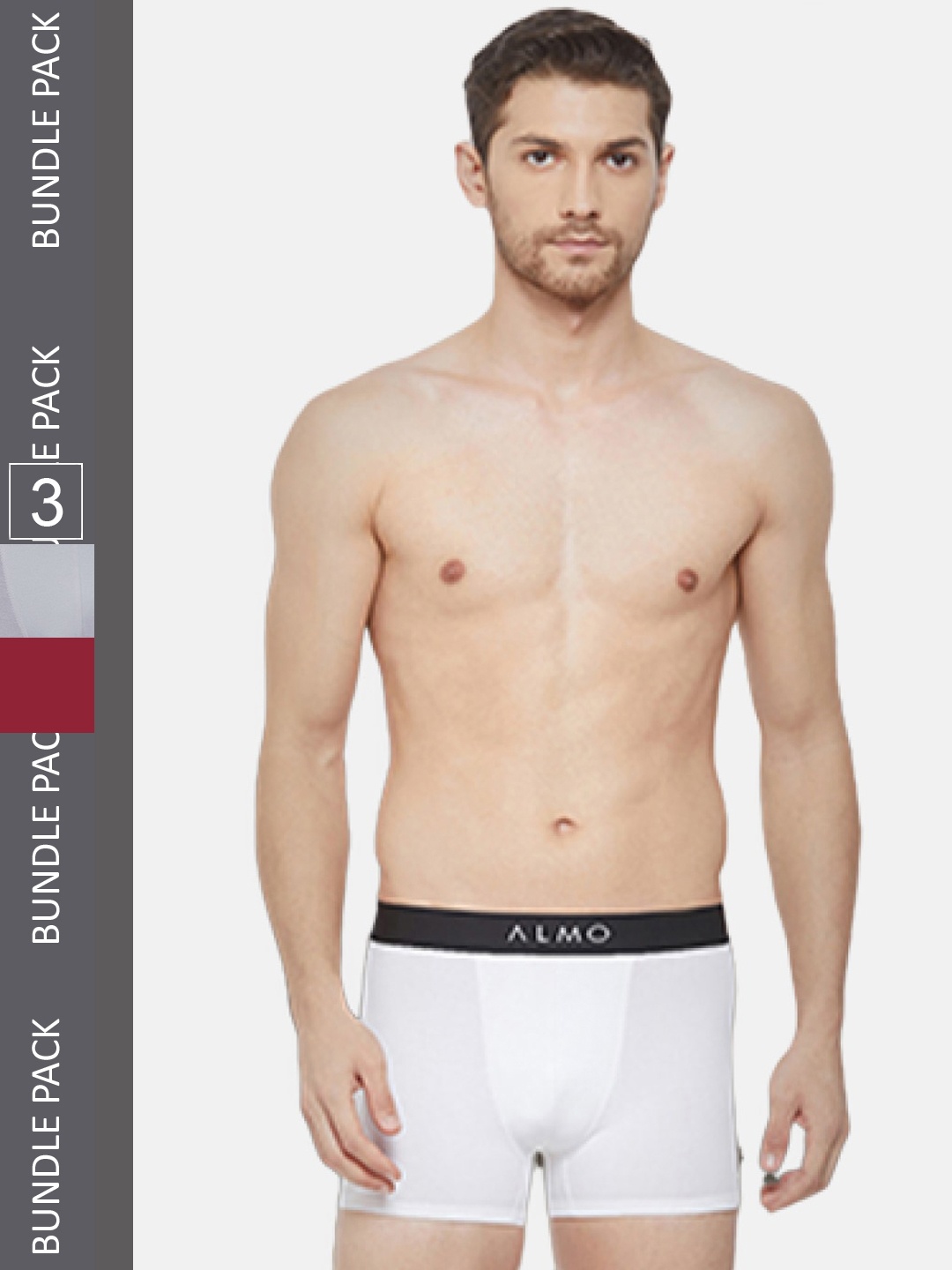 

Almo Wear Men Pack Of 3 Trunks- CRED-T-WRG, Maroon