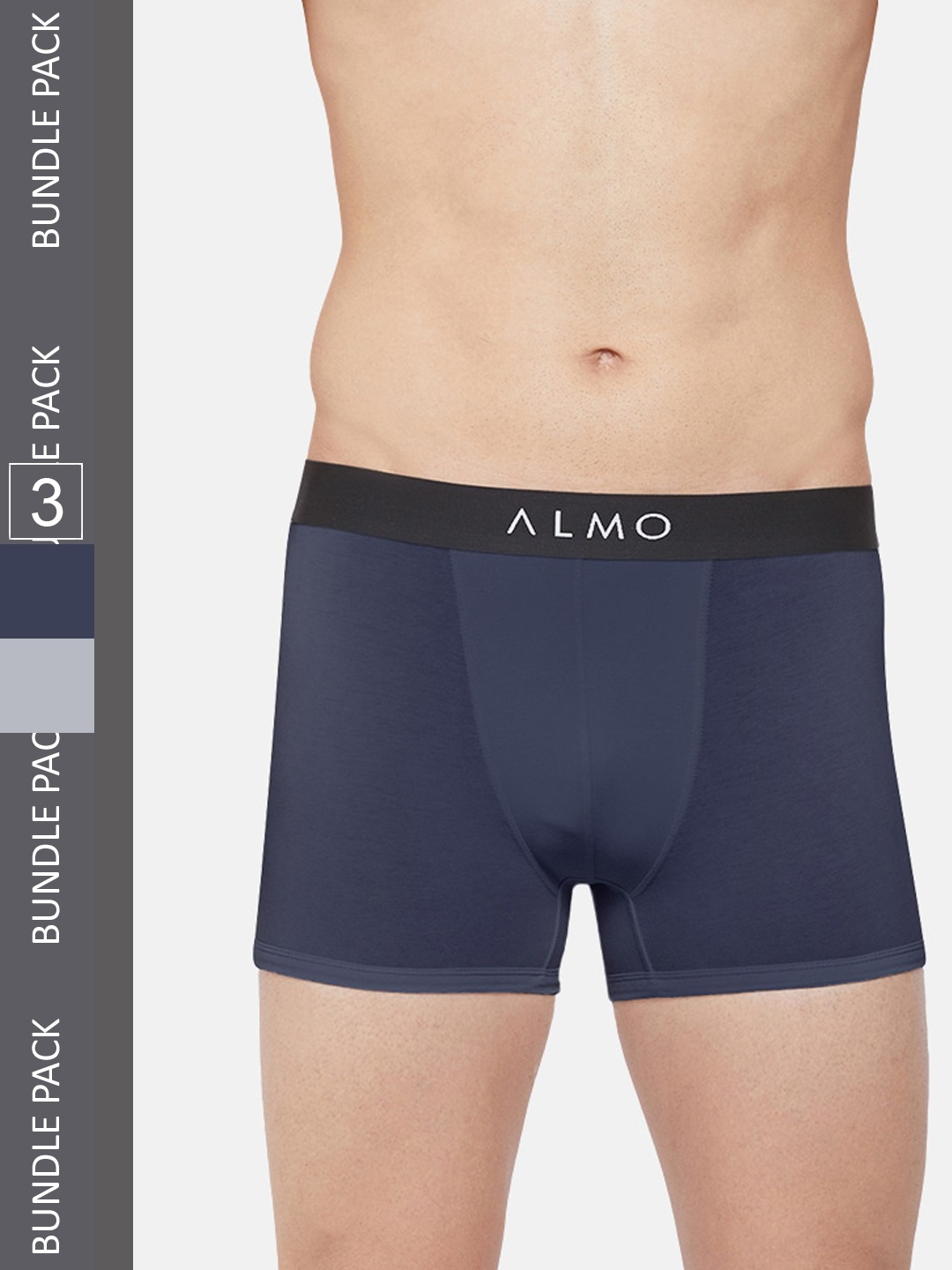 

Almo Wear Men Pack Of 3 Trunk CRED-T-WBLG, White