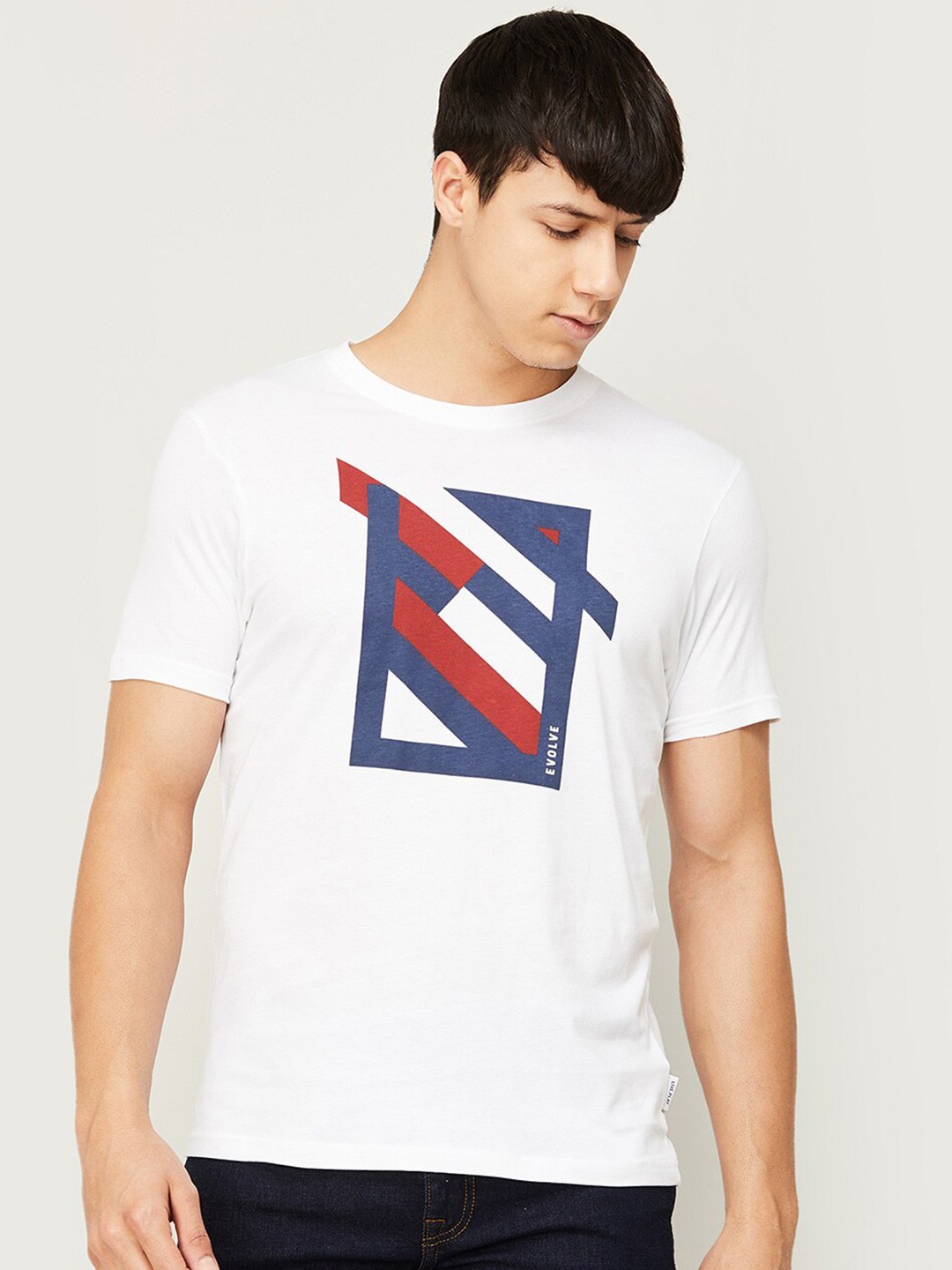 

Fame Forever by Lifestyle Men Printed T-shirt, White
