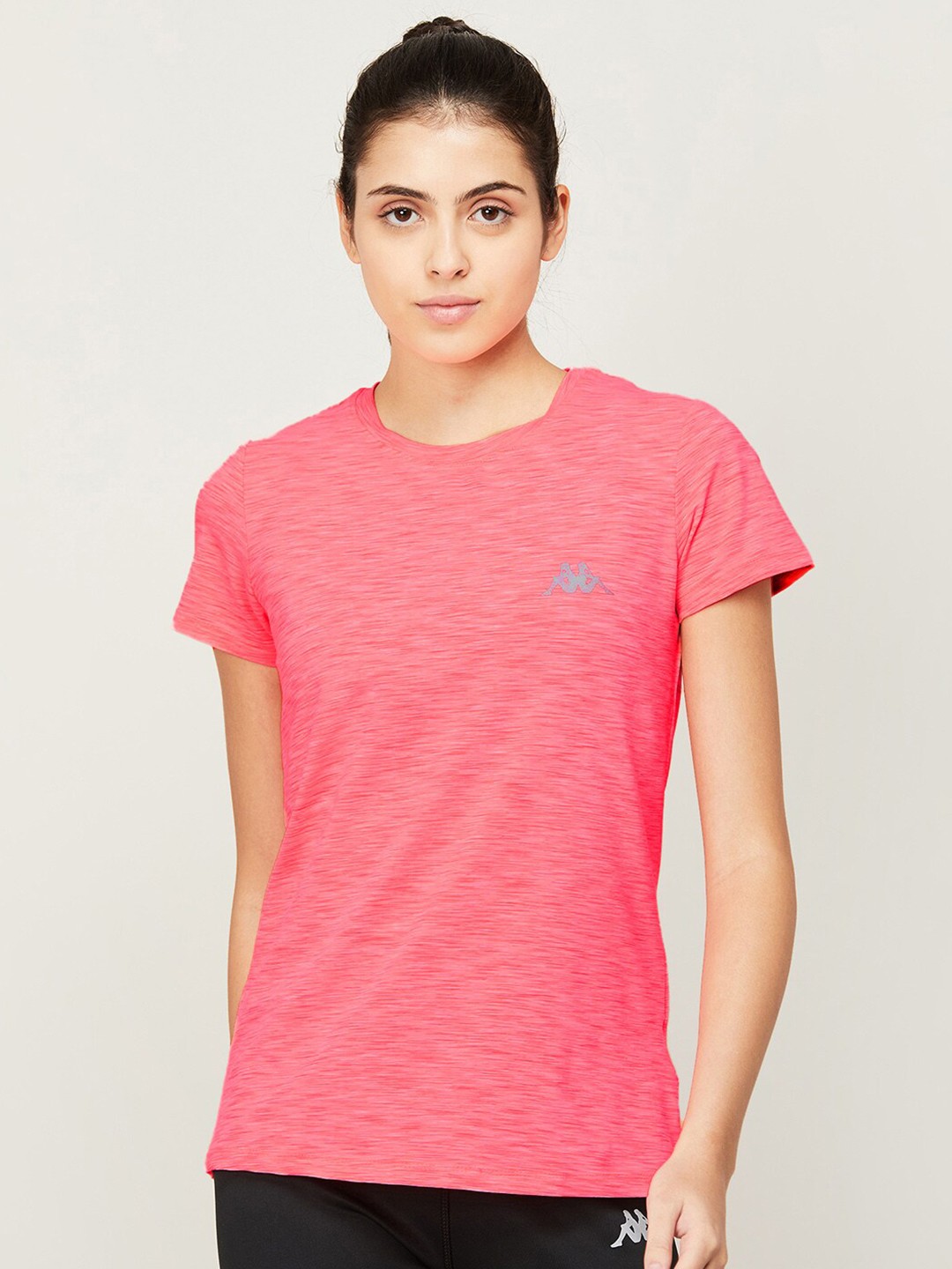 

Kappa Women Pure Cotton T-shirt, Pink