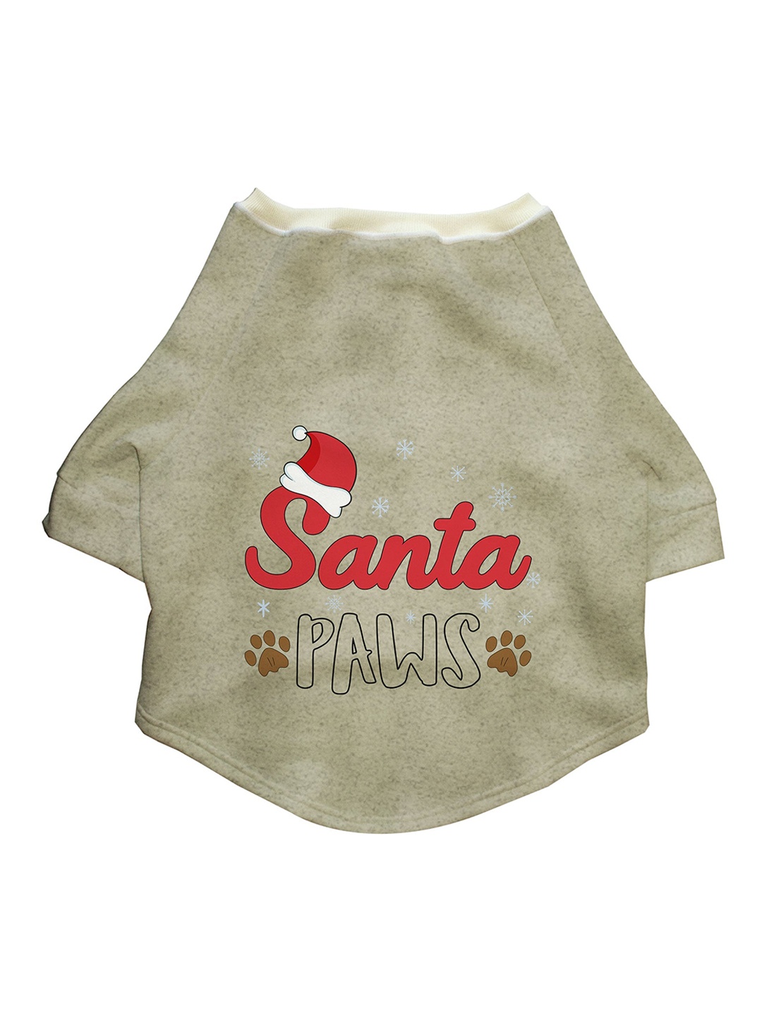 

Ruse Santa Paws Printed Cotton Dog Jacket, Grey