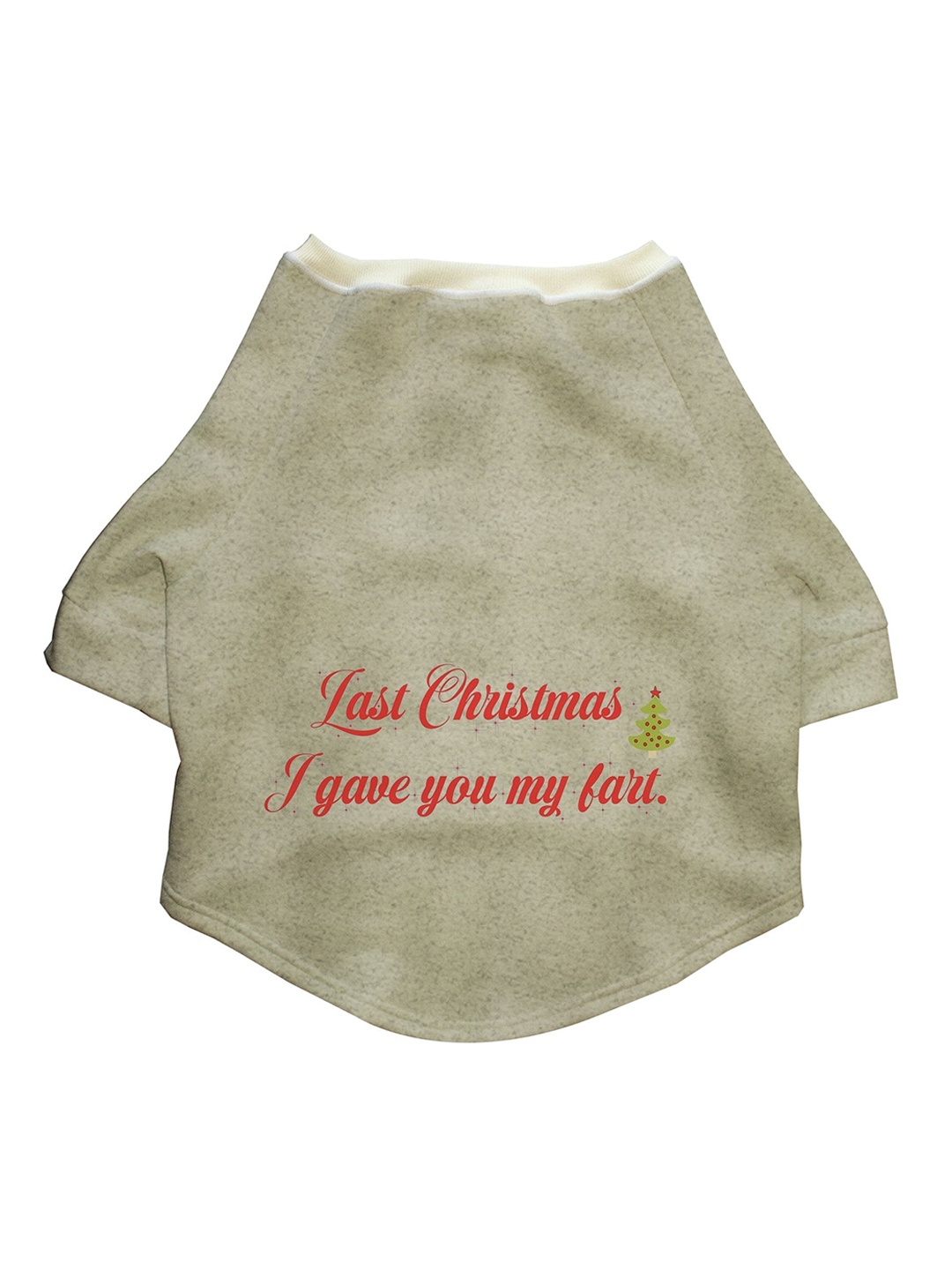 

Ruse Last Christmas Printed Cotton Dog Jackets, Grey