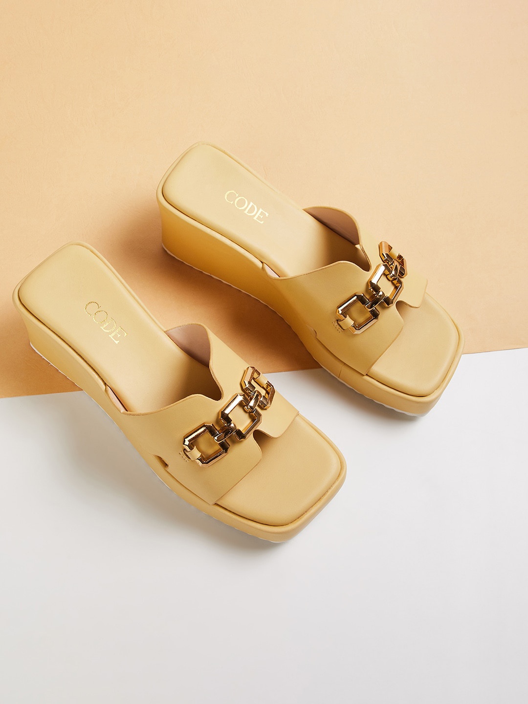 

CODE by Lifestyle Women Platform Heels, Yellow