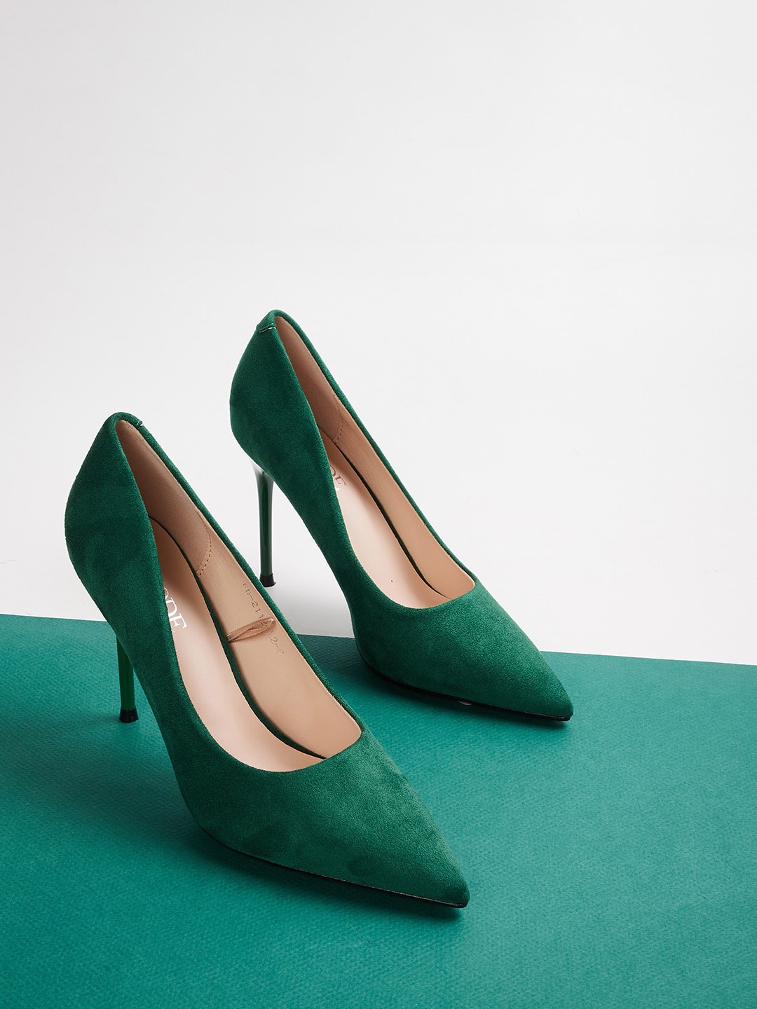 

CODE by Lifestyle High-Top Stiletto Pumps, Green