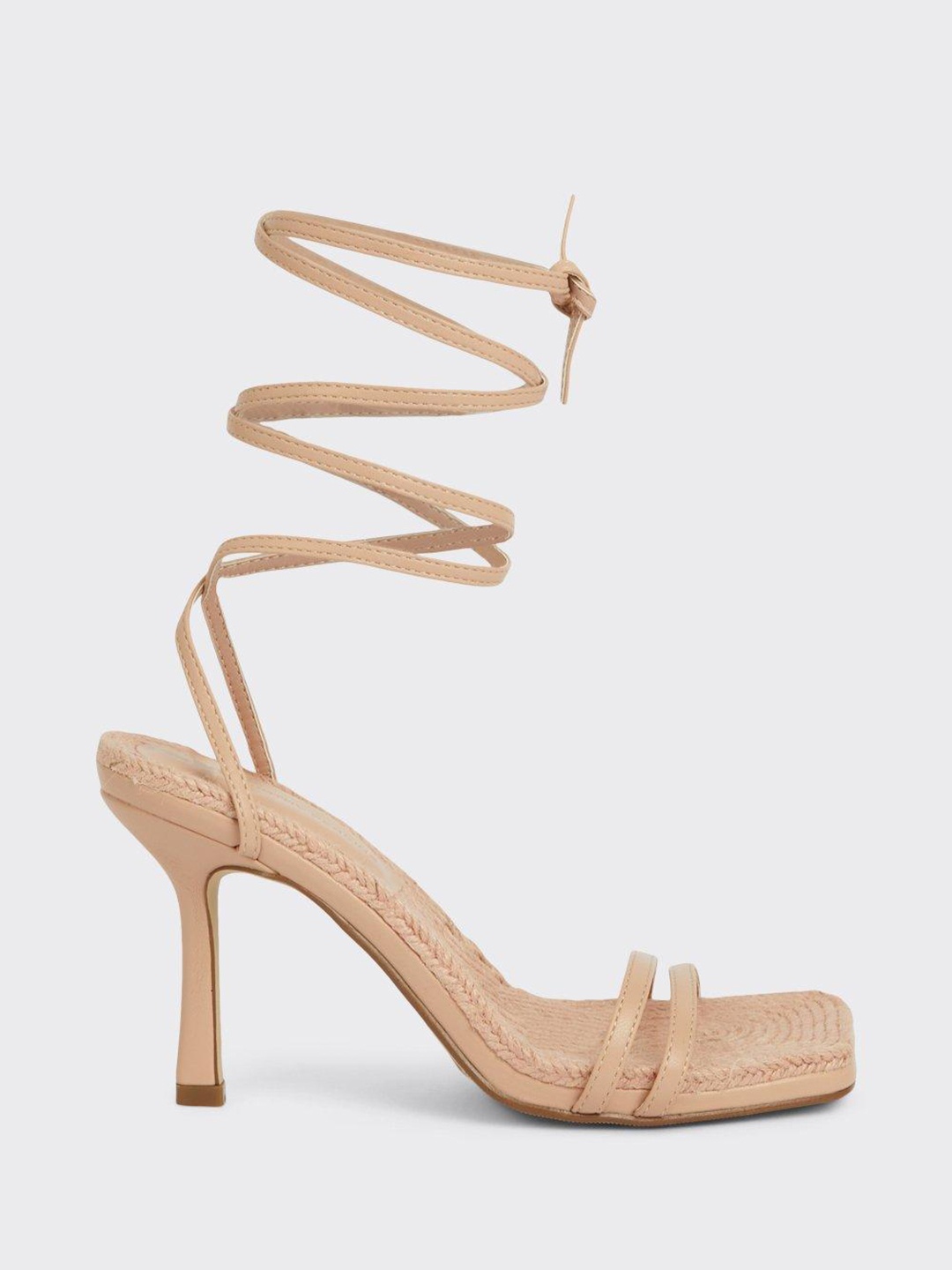 

DOROTHY PERKINS Rope Lace Up Stilettos, Pink