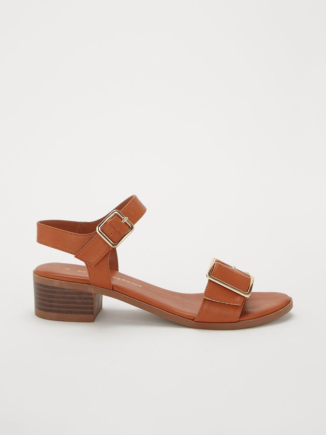 

DOROTHY PERKINS Buckle Upper Block Heel, Tan
