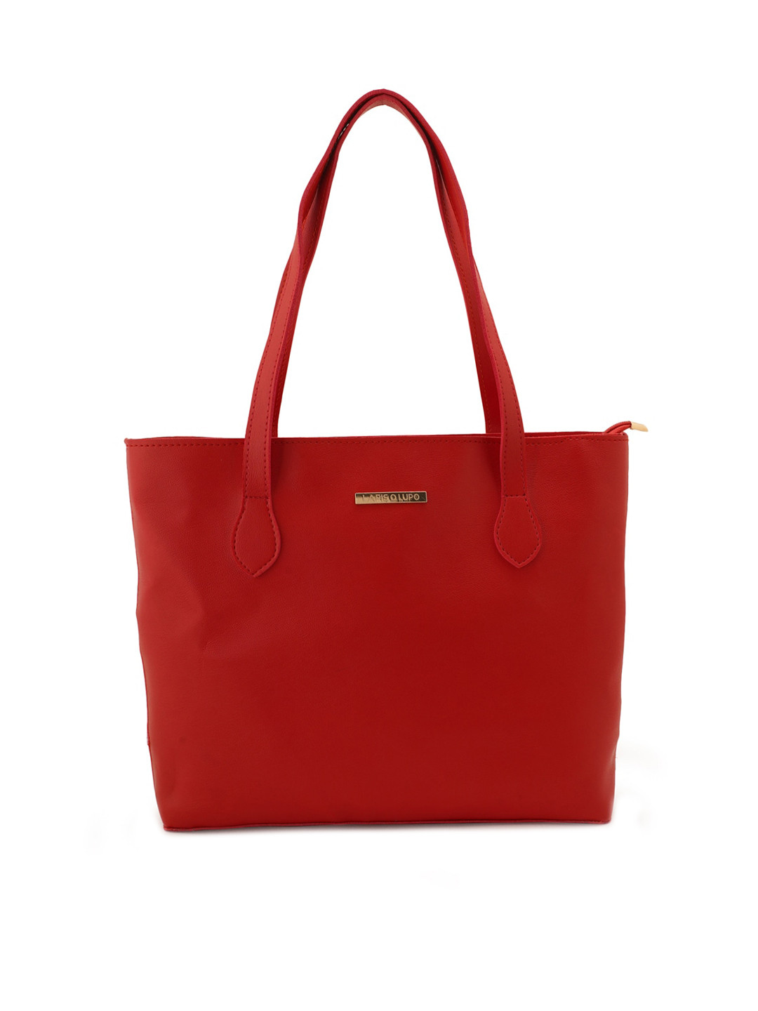 

Lapis O Lupo Structured Shoulder Bag, Red