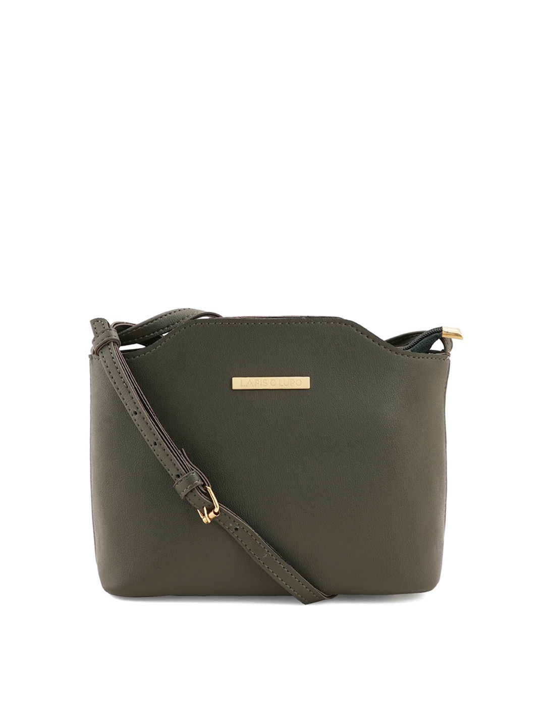 

Lapis O Lupo Structured Sling Bag, Green