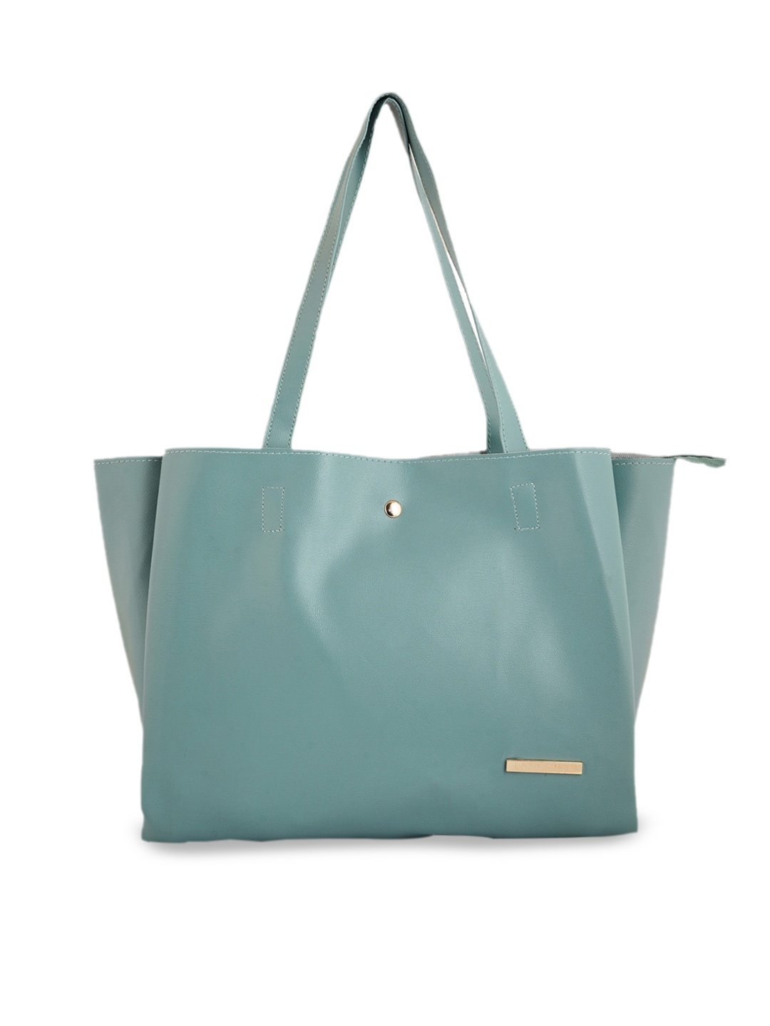 

Lapis O Lupo Structured Shoulder Bag, Turquoise blue