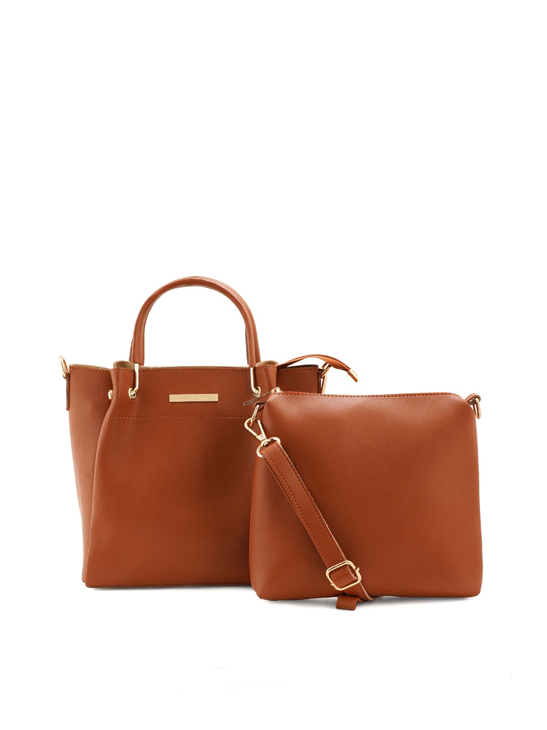 

Lapis O Lupo Structured Handheld Bag, Tan