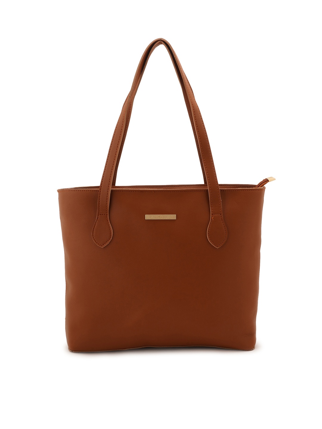

Lapis O Lupo Structured Shoulder Bag, Tan