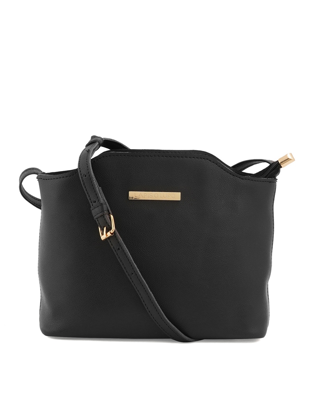 

Lapis O Lupo Structured Sling Bag, Black