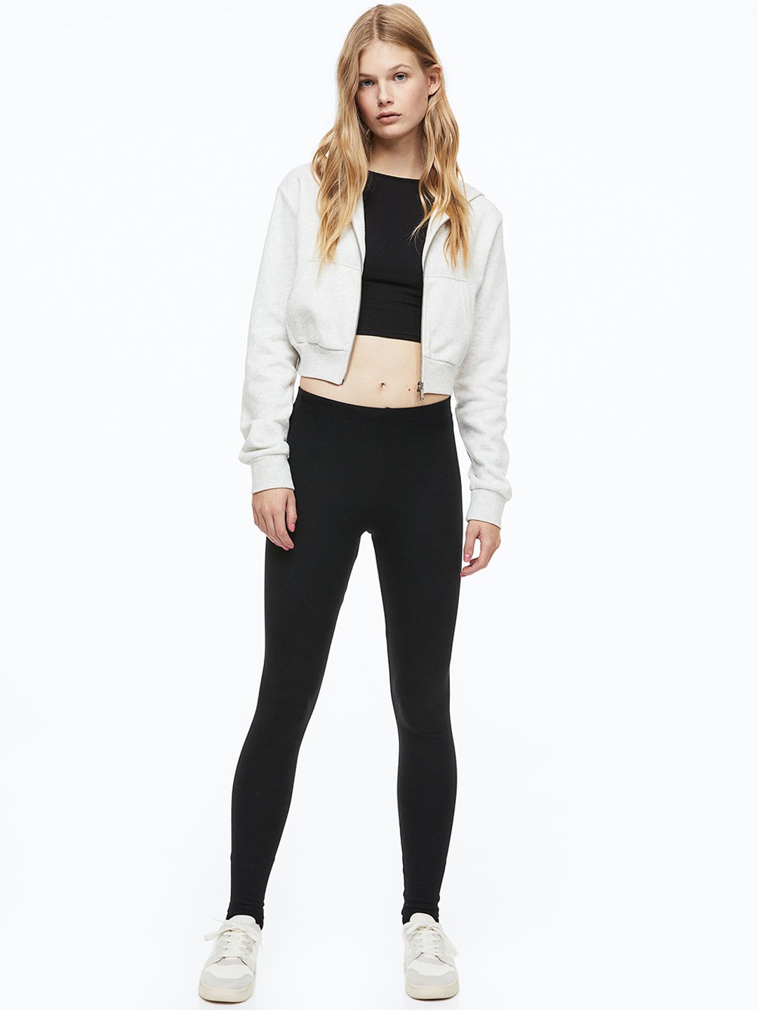 

H&M Women Jersey Leggings, Black