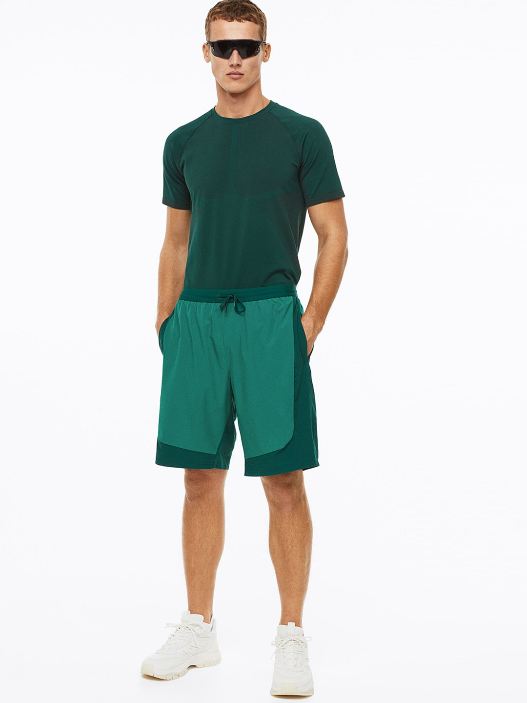 

H&M Men Sports Shorts, Green