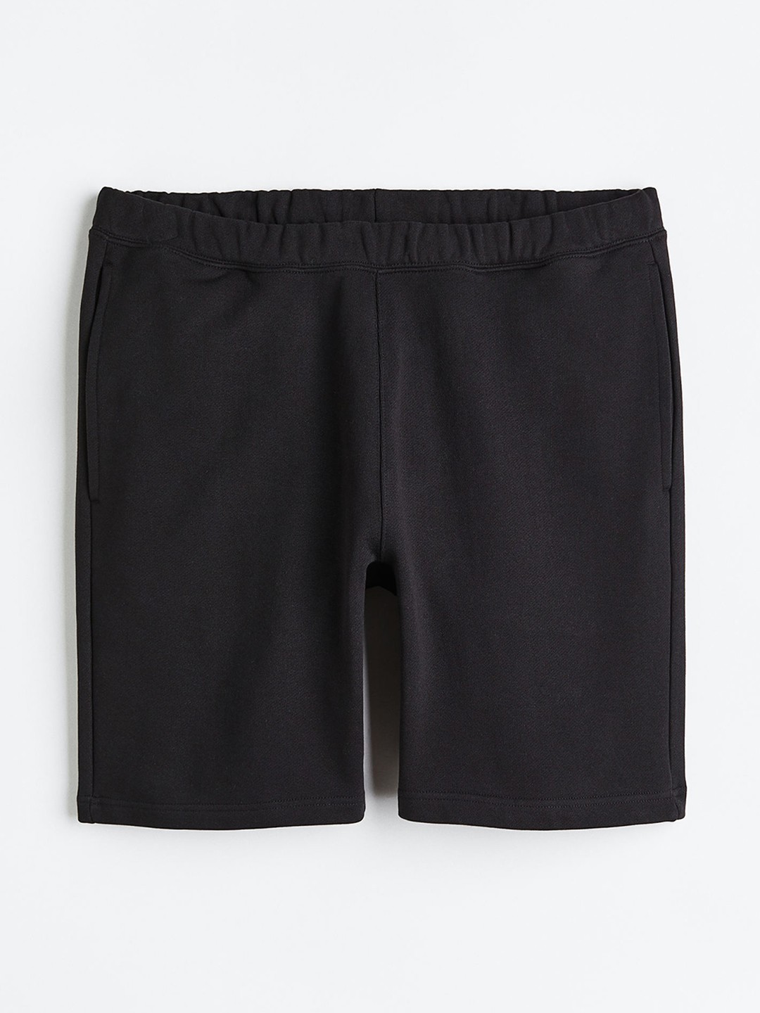 

H&M Men Relaxed Fit Cotton Jogger Shorts, Black