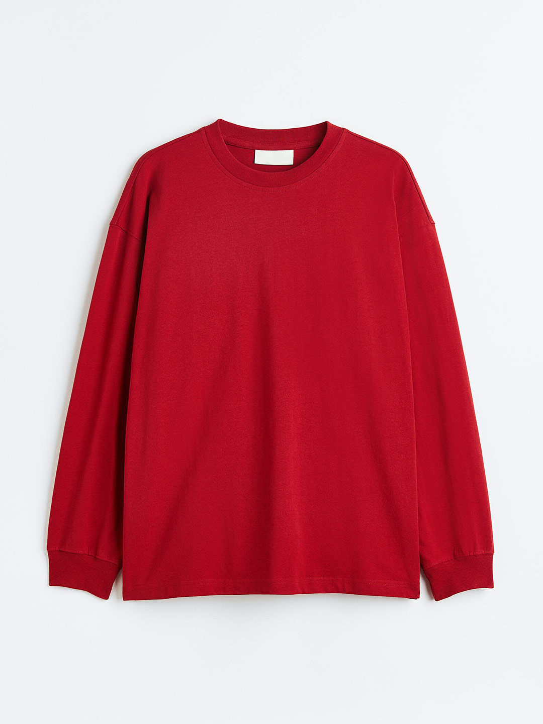 

H&M Men Oversized Fit Cotton Top, Red