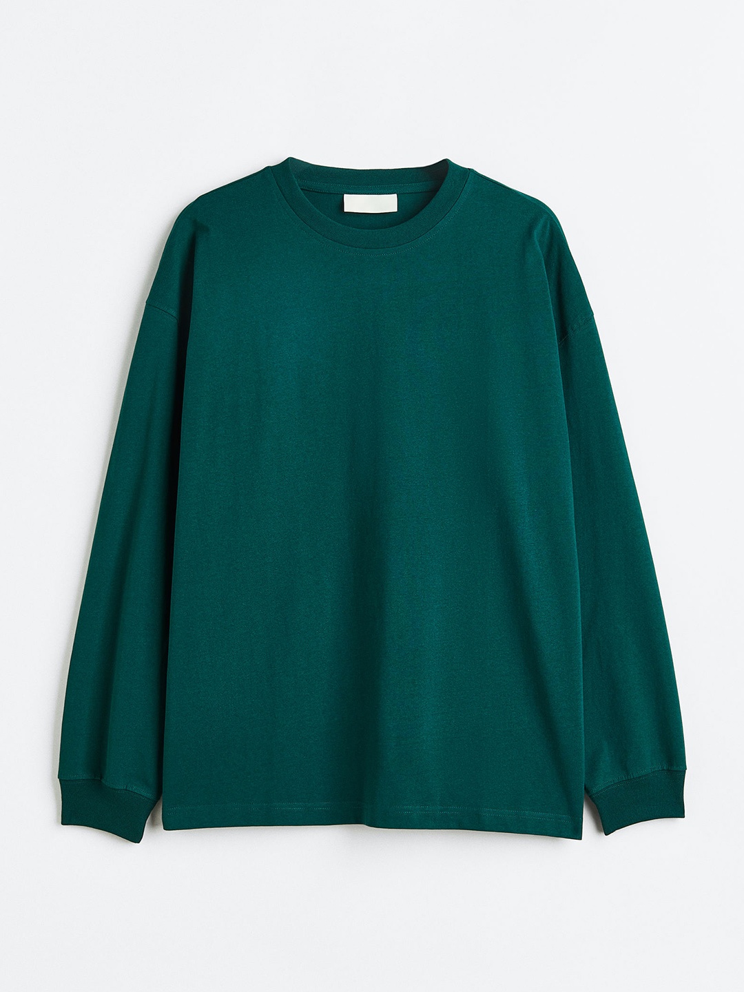 

H&M Men Oversized Fit Cotton Top, Green