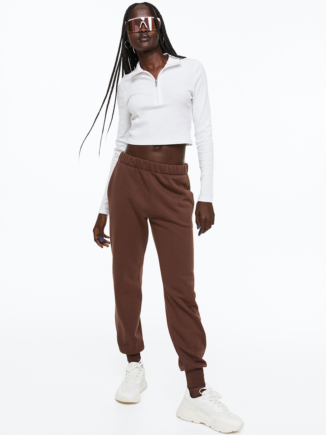 

H&M Women Joggers, Brown