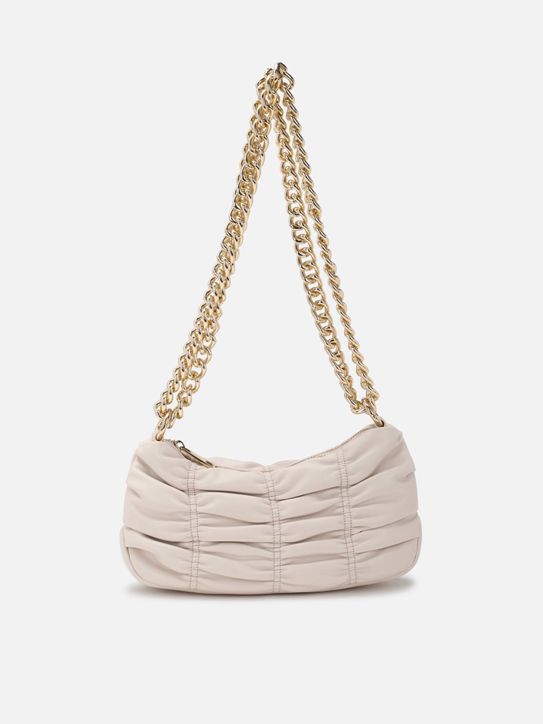 

FOREVER 21Textured Structured Sling Bag, Cream