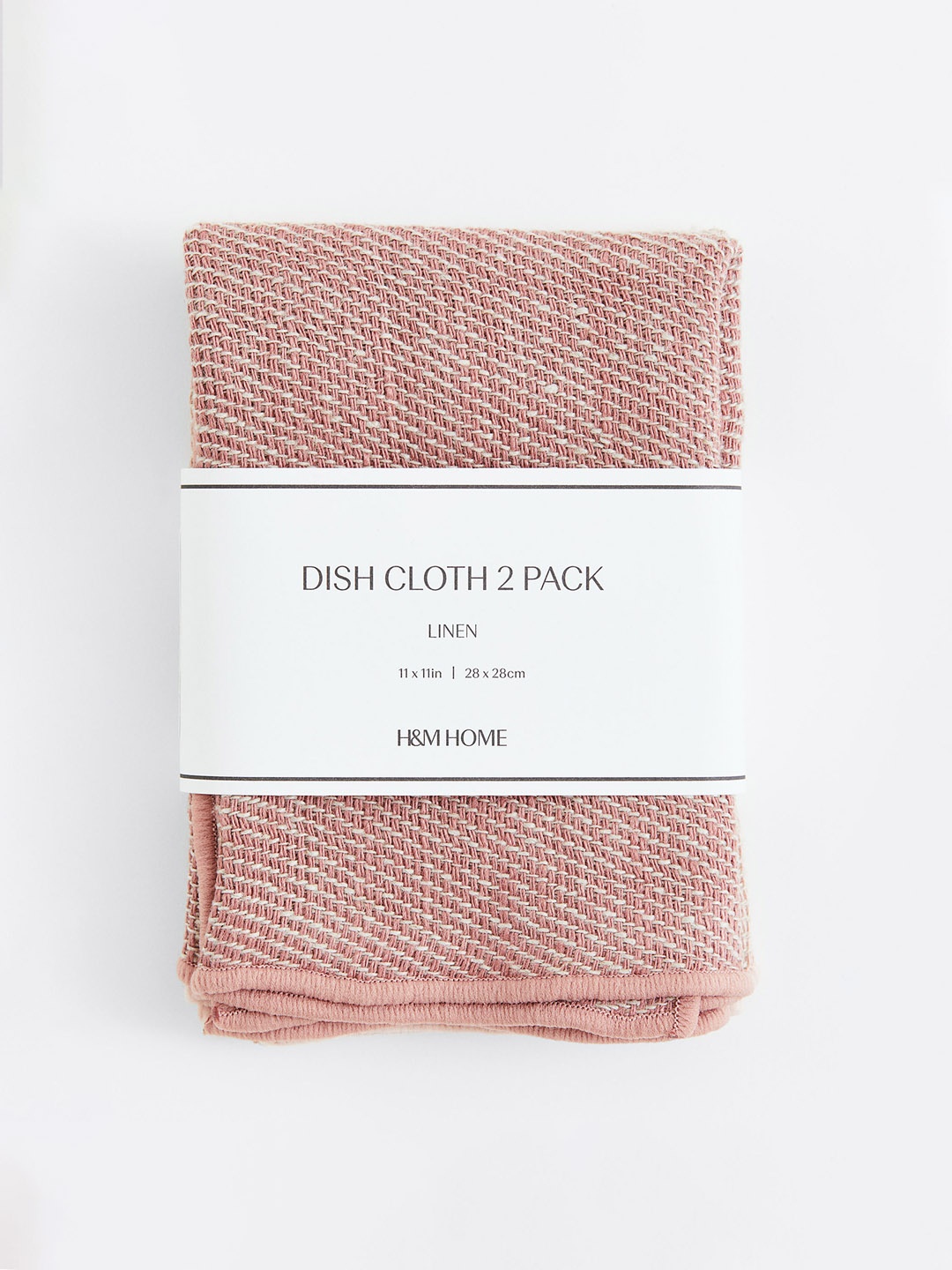 

H&M Pink 2-Pack Linen Dishcloths