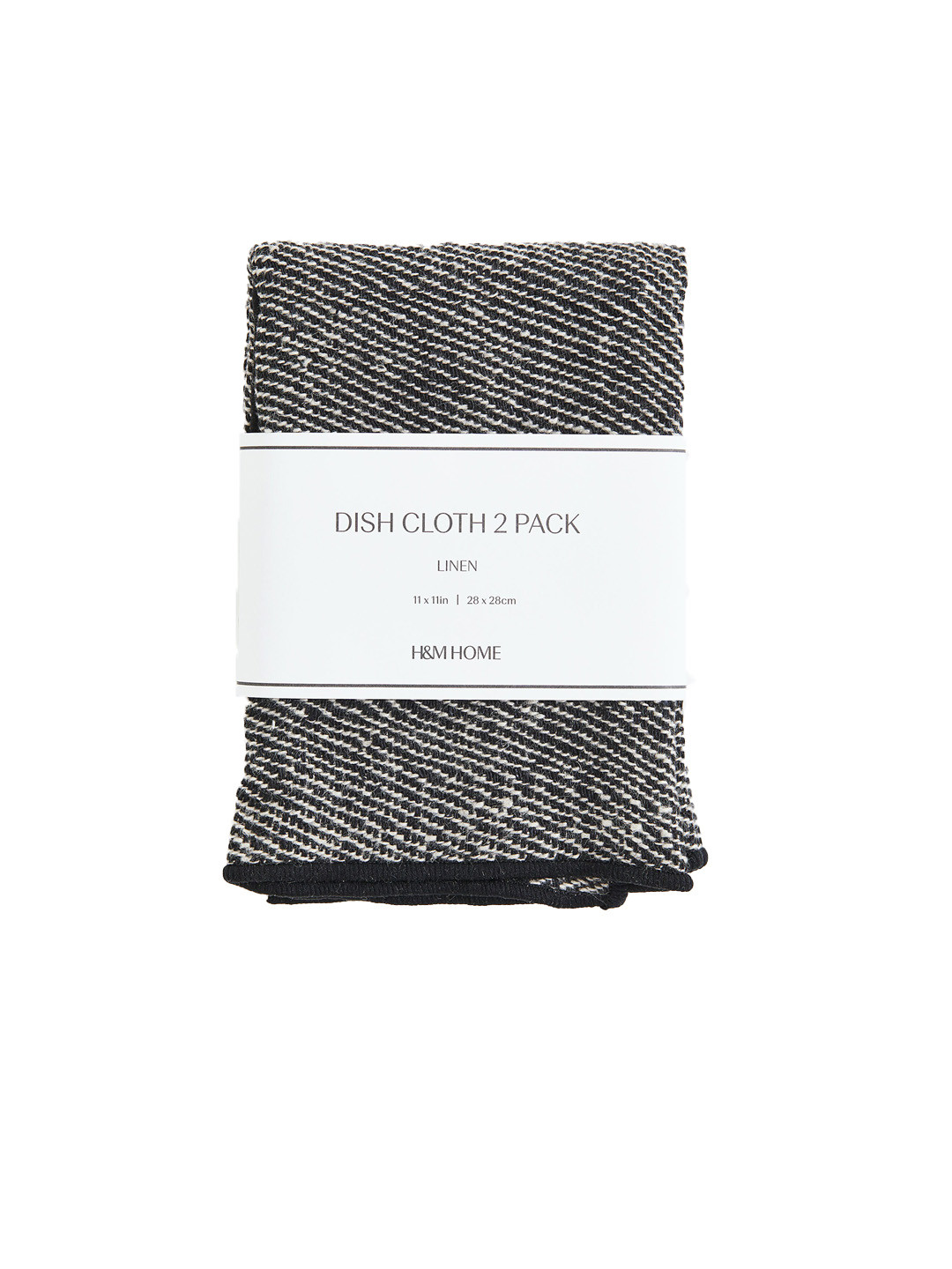 

H&M Black 2-Pack Linen Dishcloths
