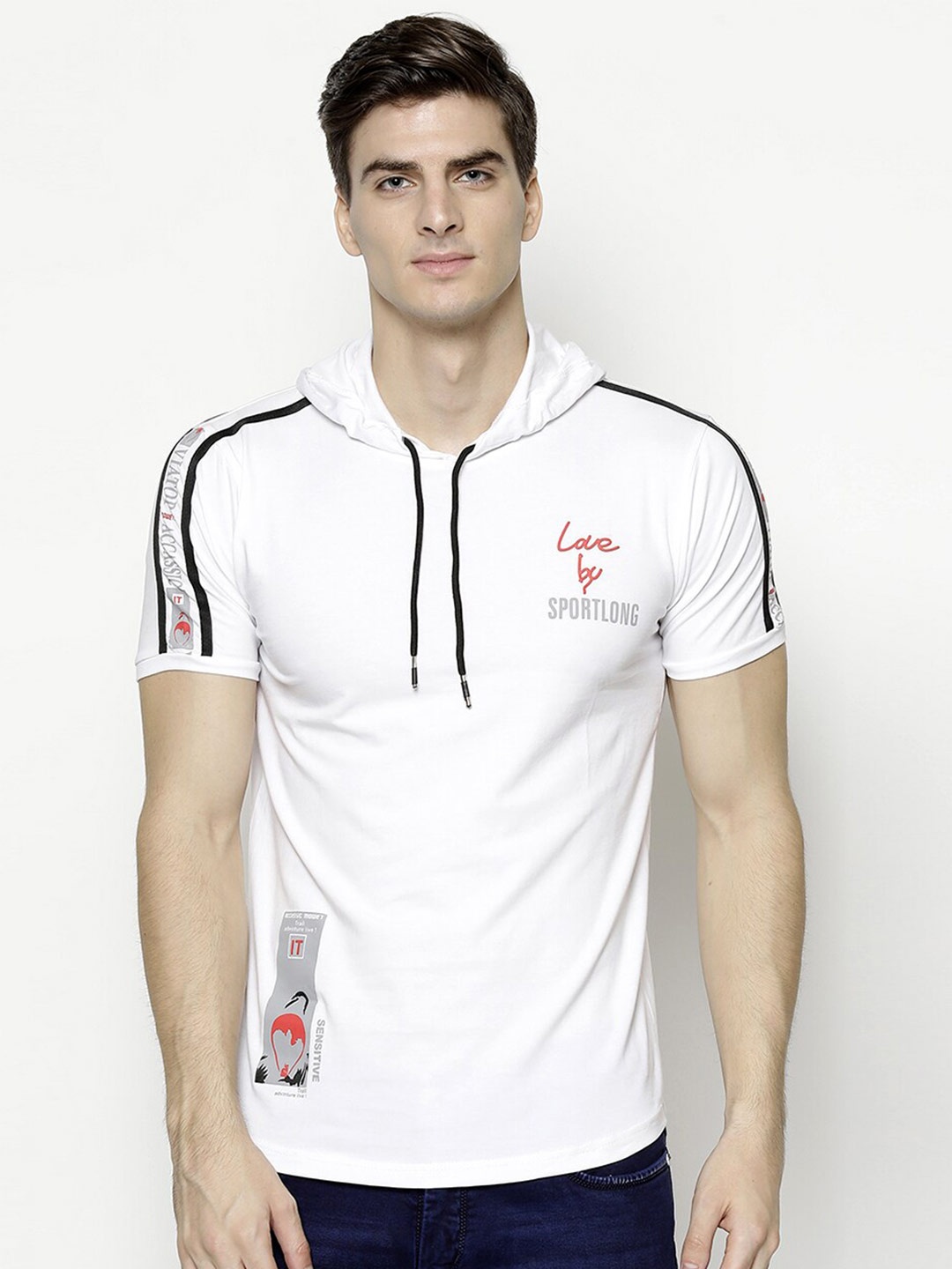

V2 Value & Variety Men Cotton T-shirt, White