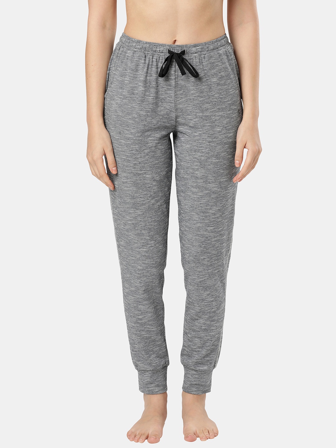 

Jockey Women Printed Cotton Relaxed Fit Cuffed Hem Lounge Pant, Blue