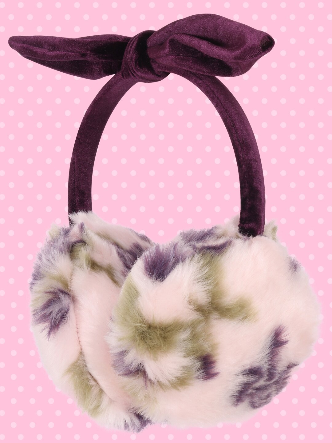 

CUTECUMBER Girls Fur Hairband, Purple