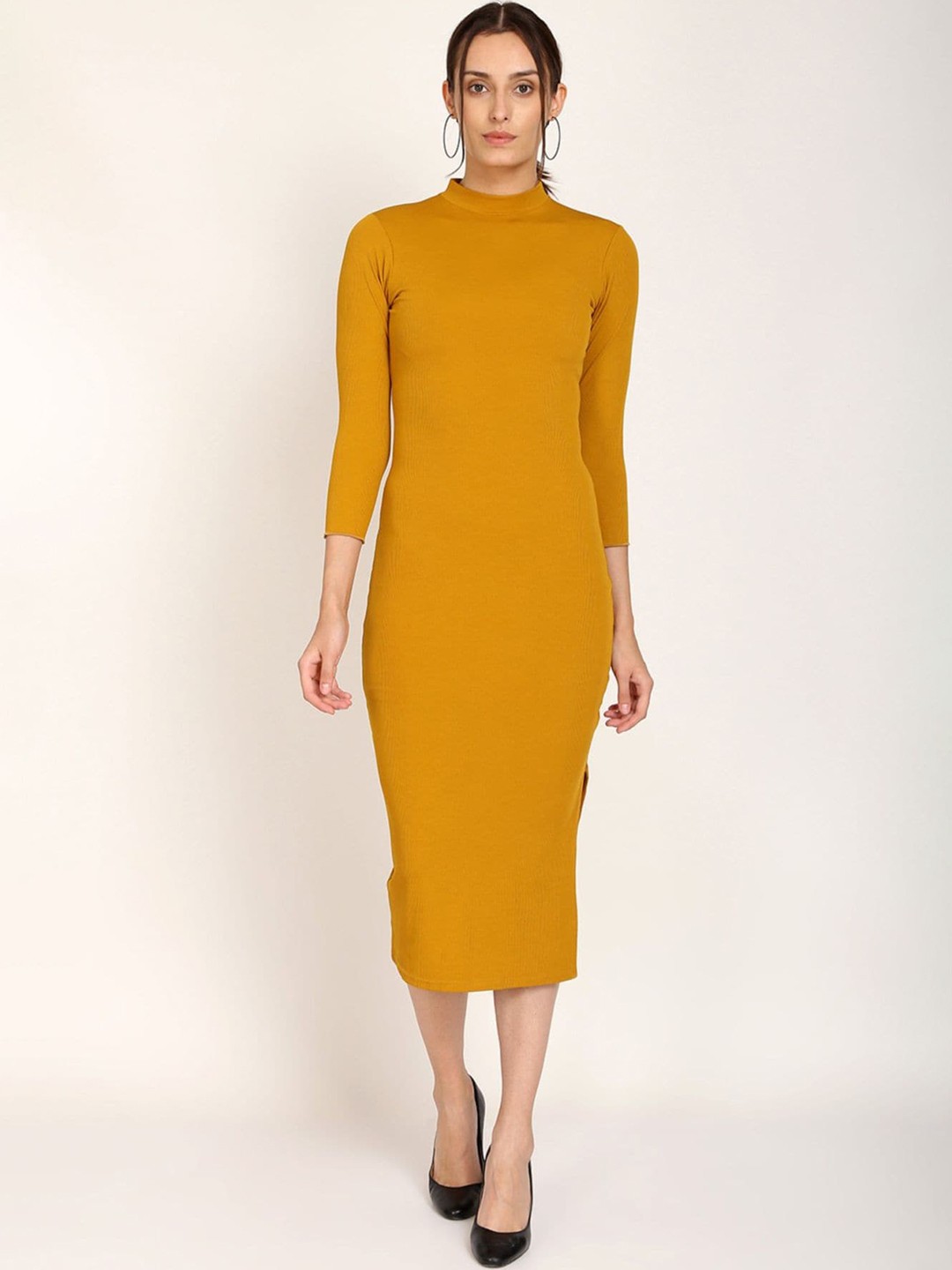 

Shopping Queen Bodycon Midi Dress, Yellow