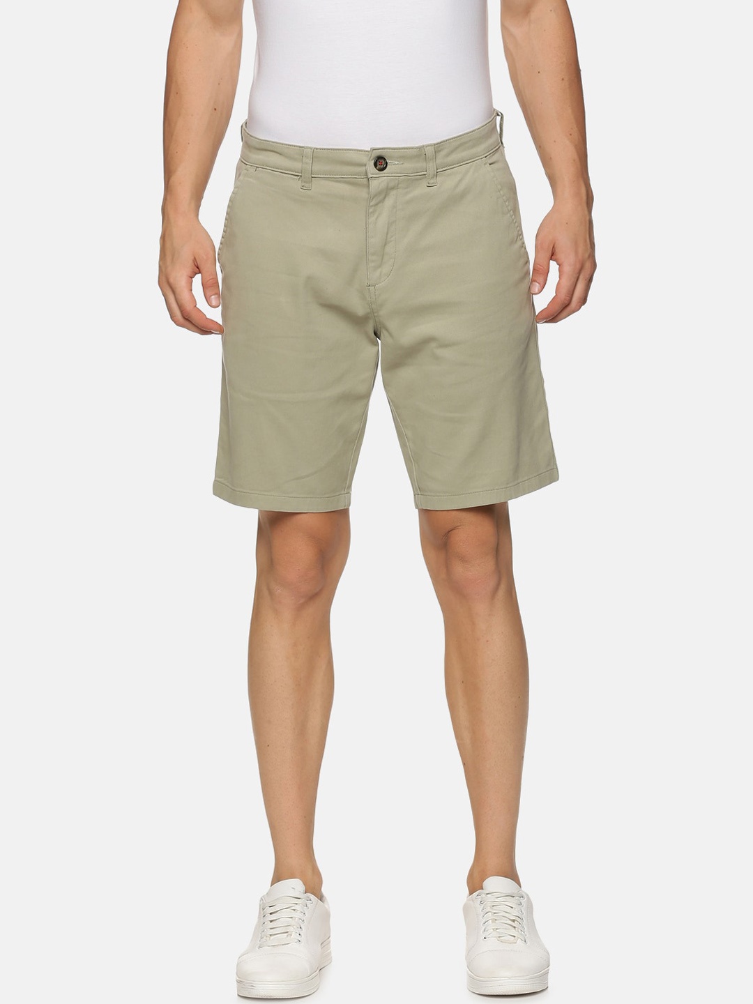 

Old Grey Men Pure Cotton Outdoor Chino Shorts, Beige