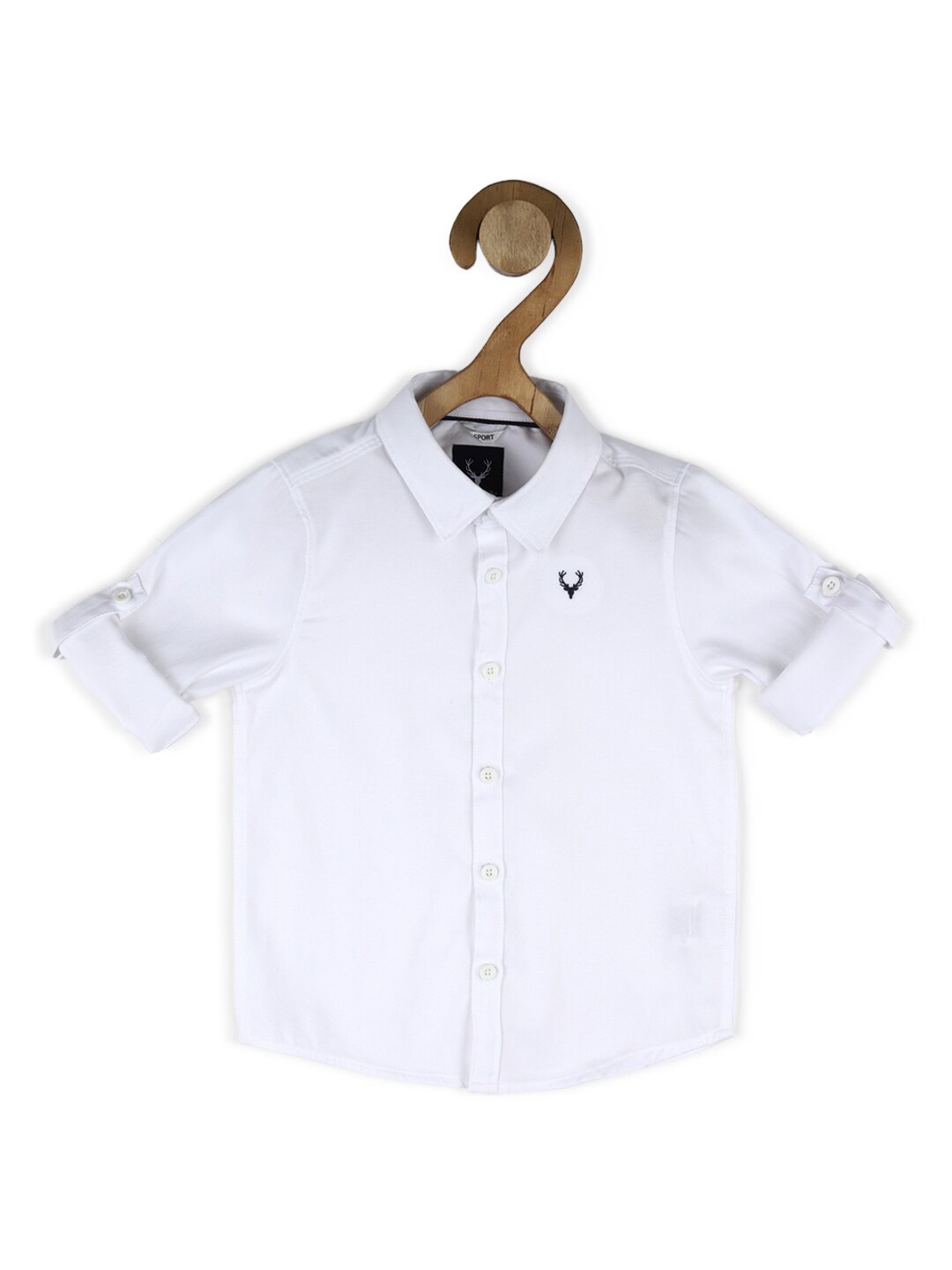 

Allen Solly Junior Boys Slim Fit Casual Shirt, White