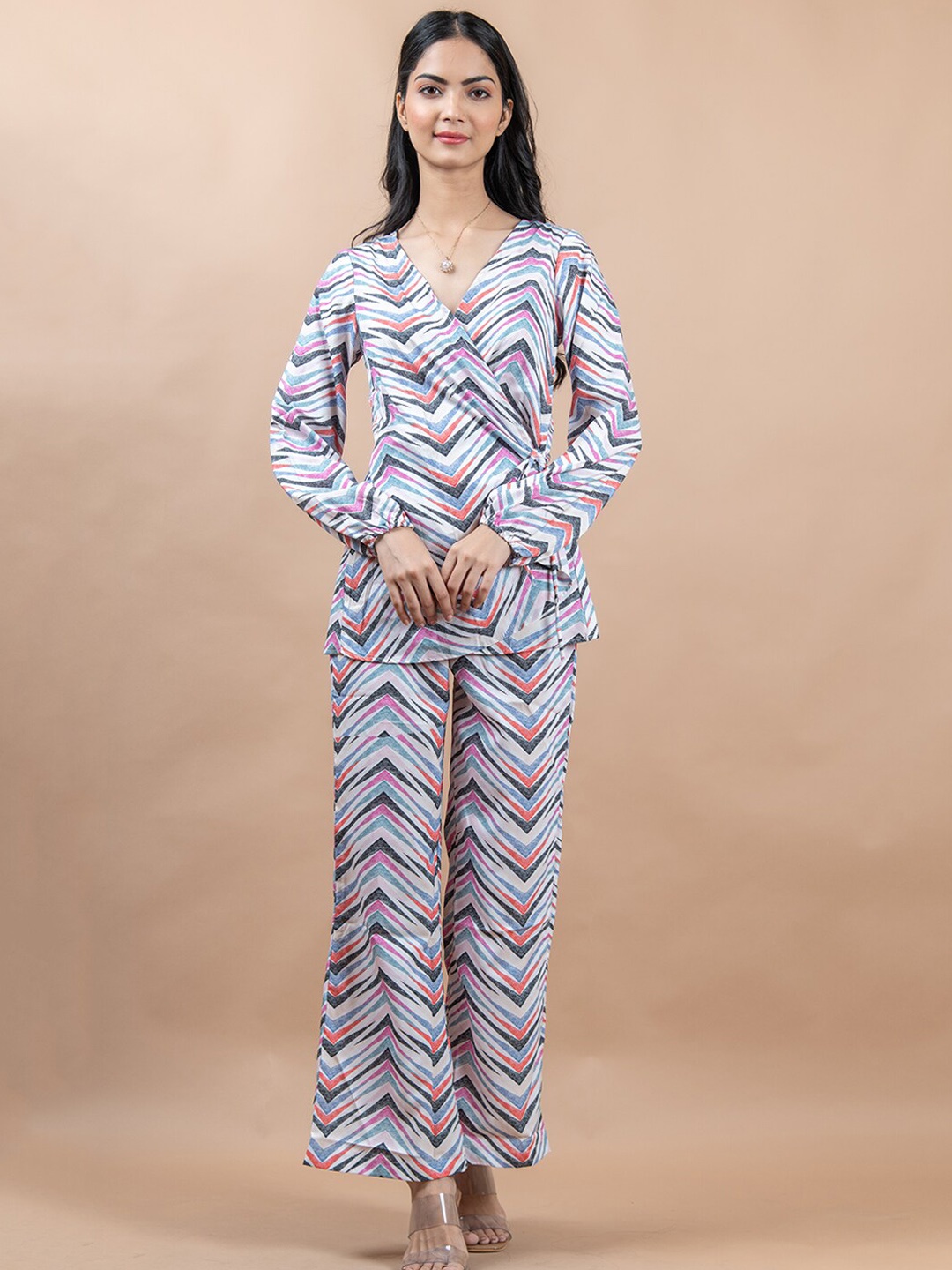 

Tistabene Women Printed Co-Ords, Off white