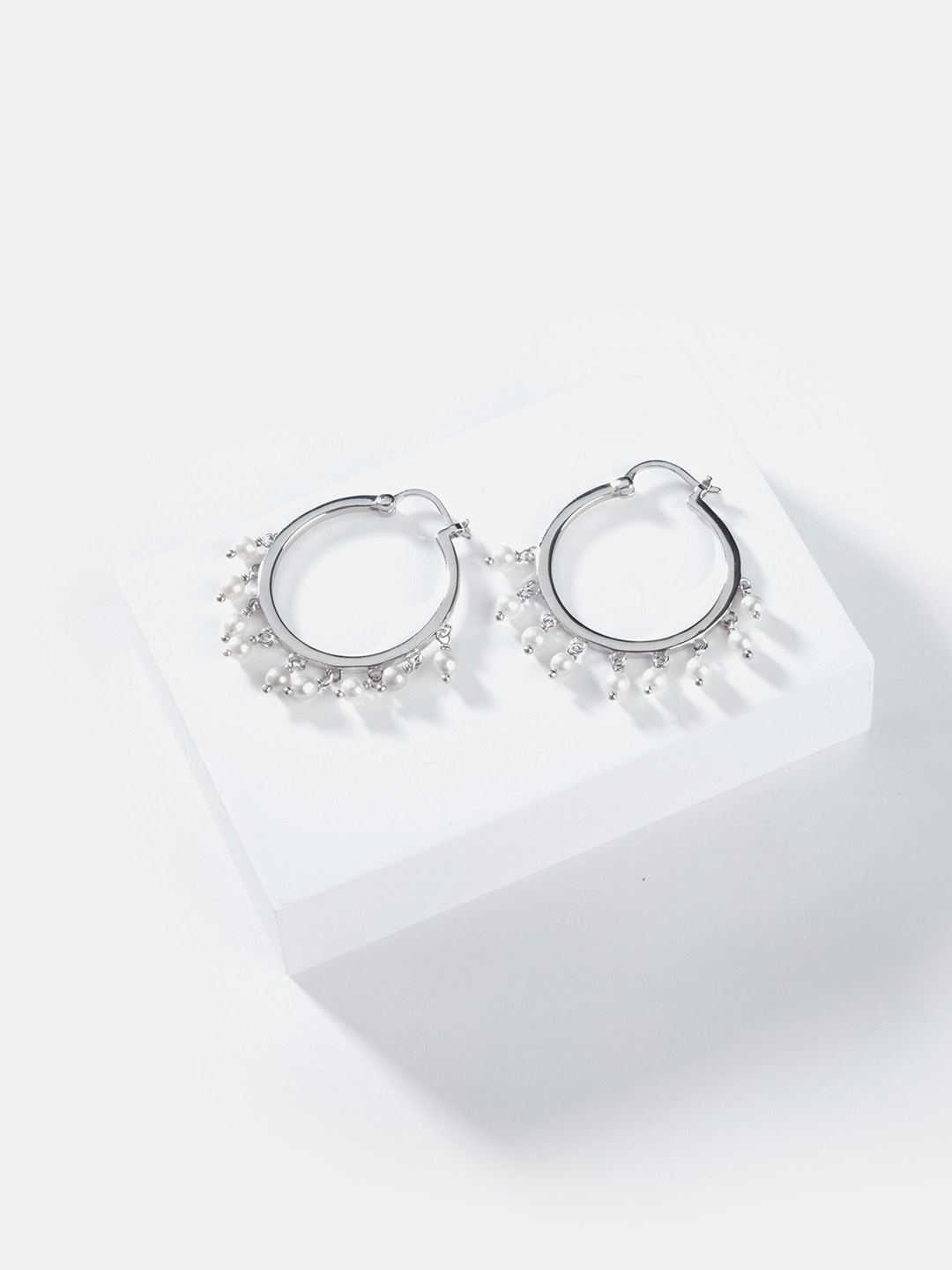 

SHAYA 925 Silver Circular Hoop Earrings