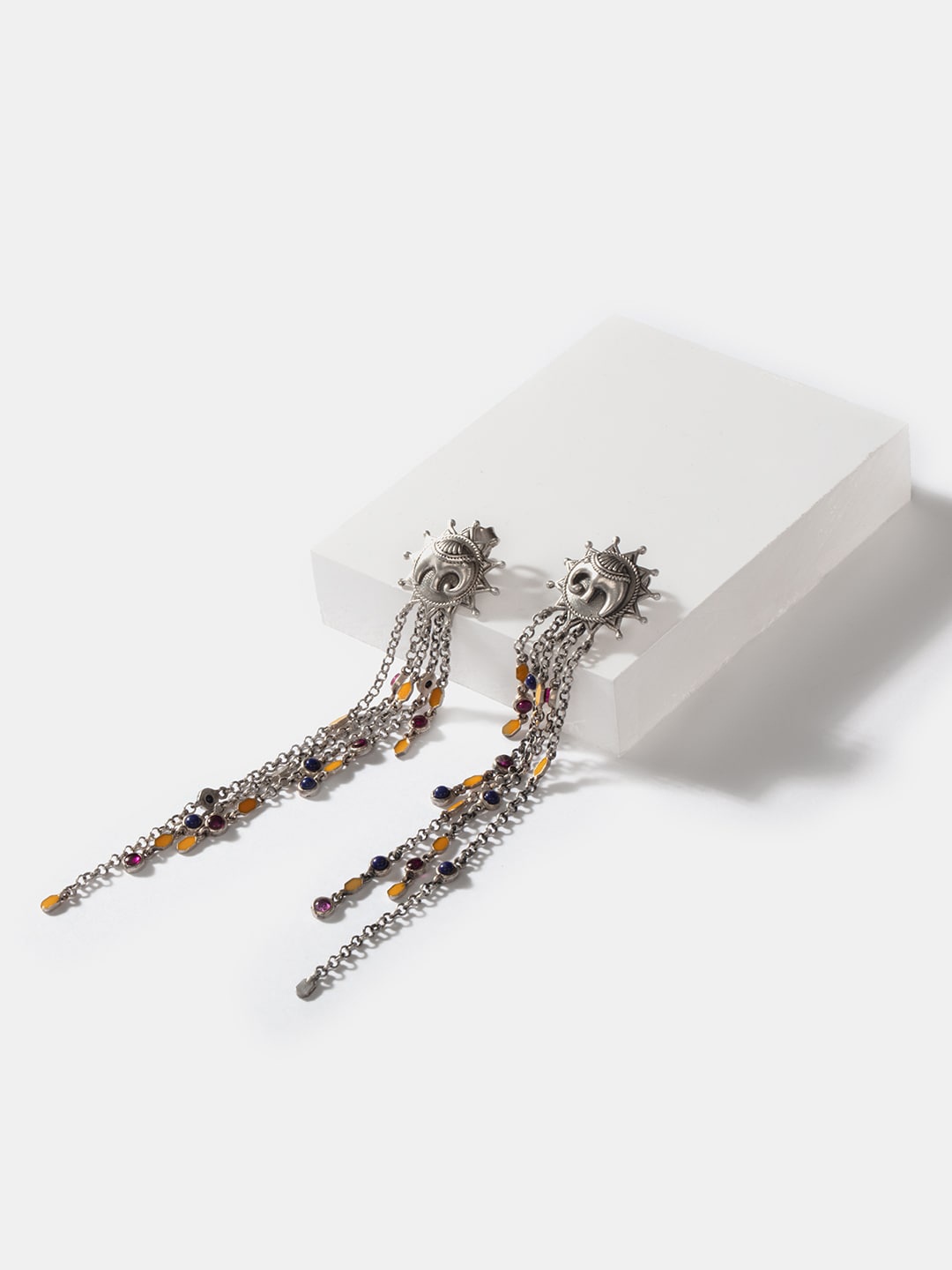 

SHAYA 925 Silver Contemporary Drop Earrings