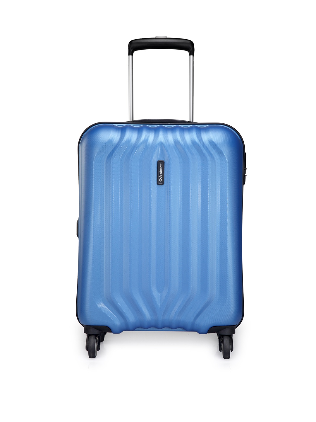 

Aristocrat Unisex Blue Medium Trolley Suitcase
