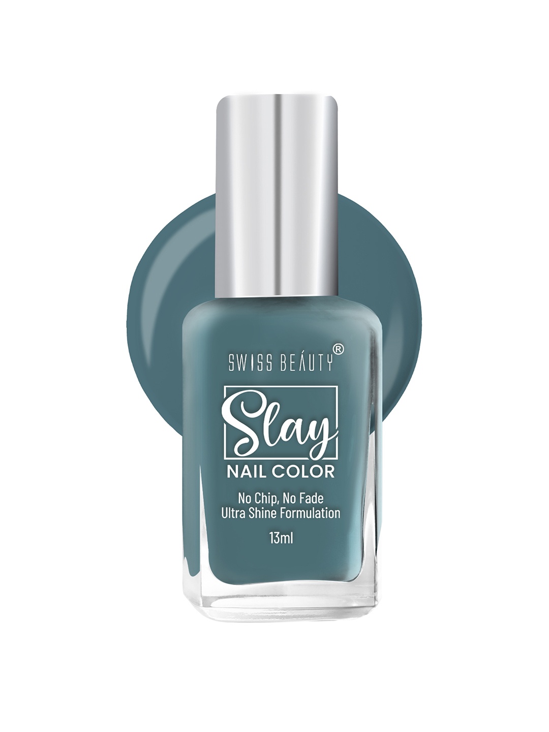 

SWISS BEAUTY Slay Nail Polish with Ultra Shine Formula 13 ml - Teal 42