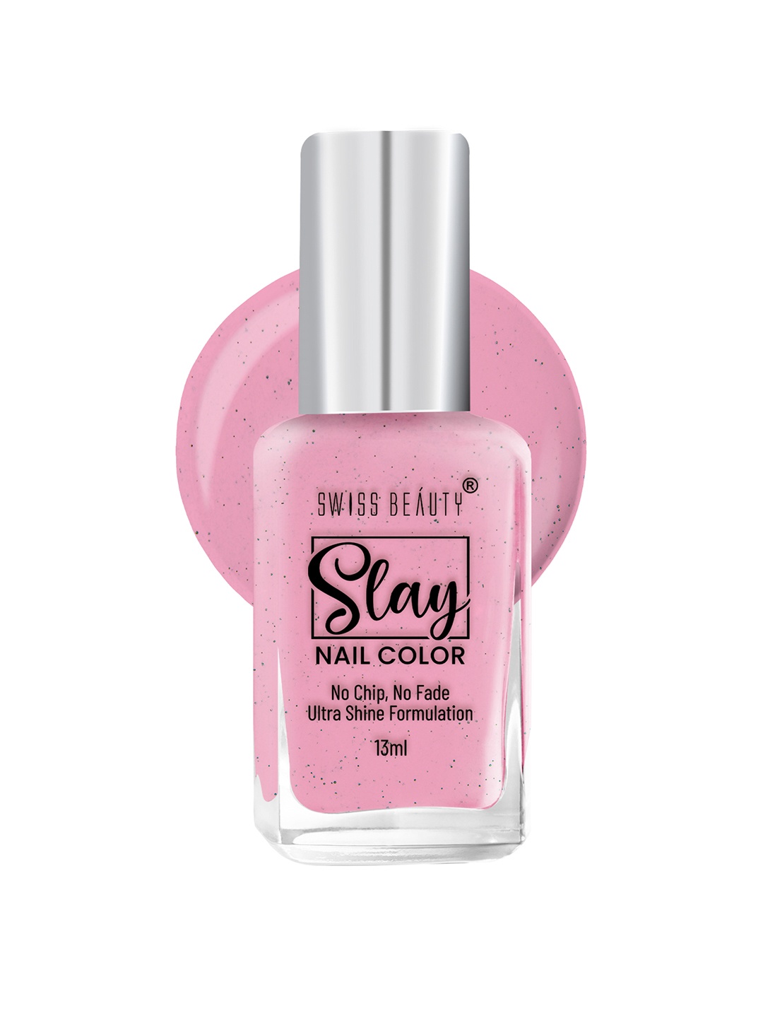 

SWISS BEAUTY Slay Nail Polish with Ultra Shine Formula 13 ml - Hot Pink 57