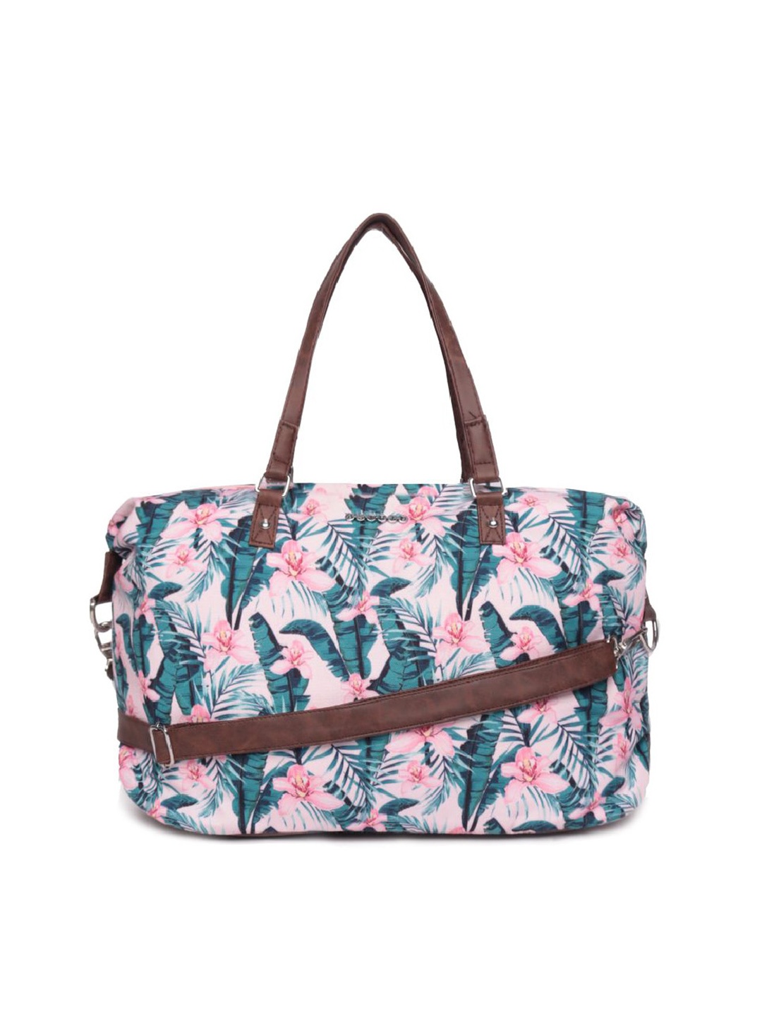

ASTRID Floral Printed Oversized Shopper Shoulder Bag, Blue