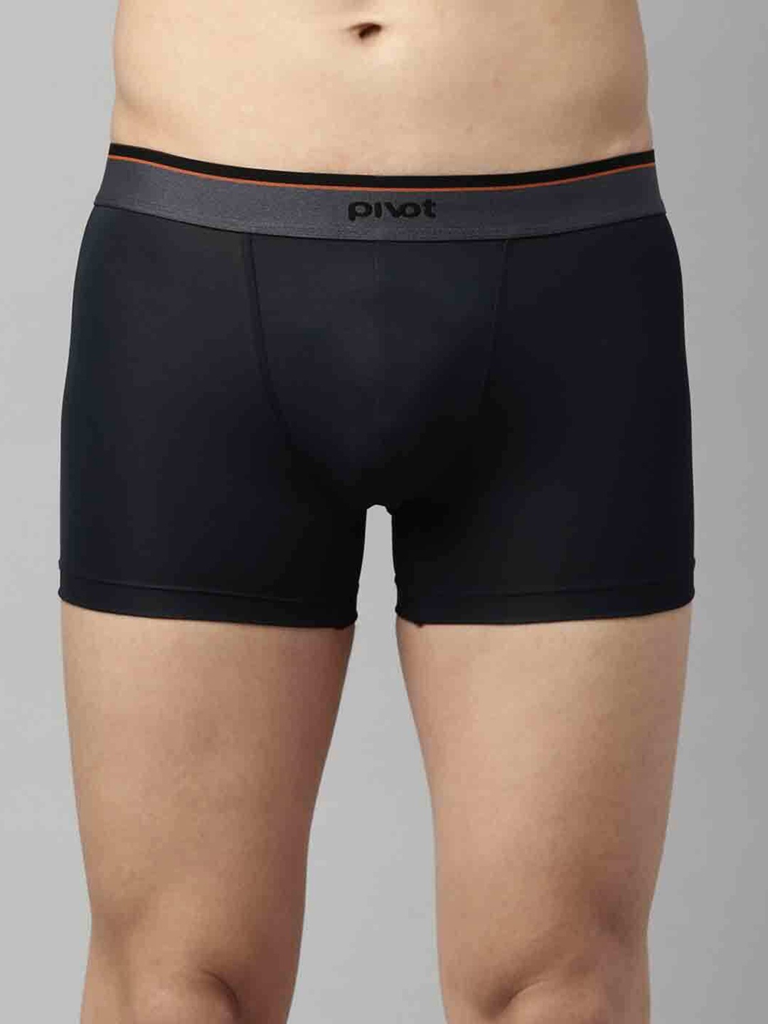 

pivot Men Brand Logo Printed Trunk, Navy blue