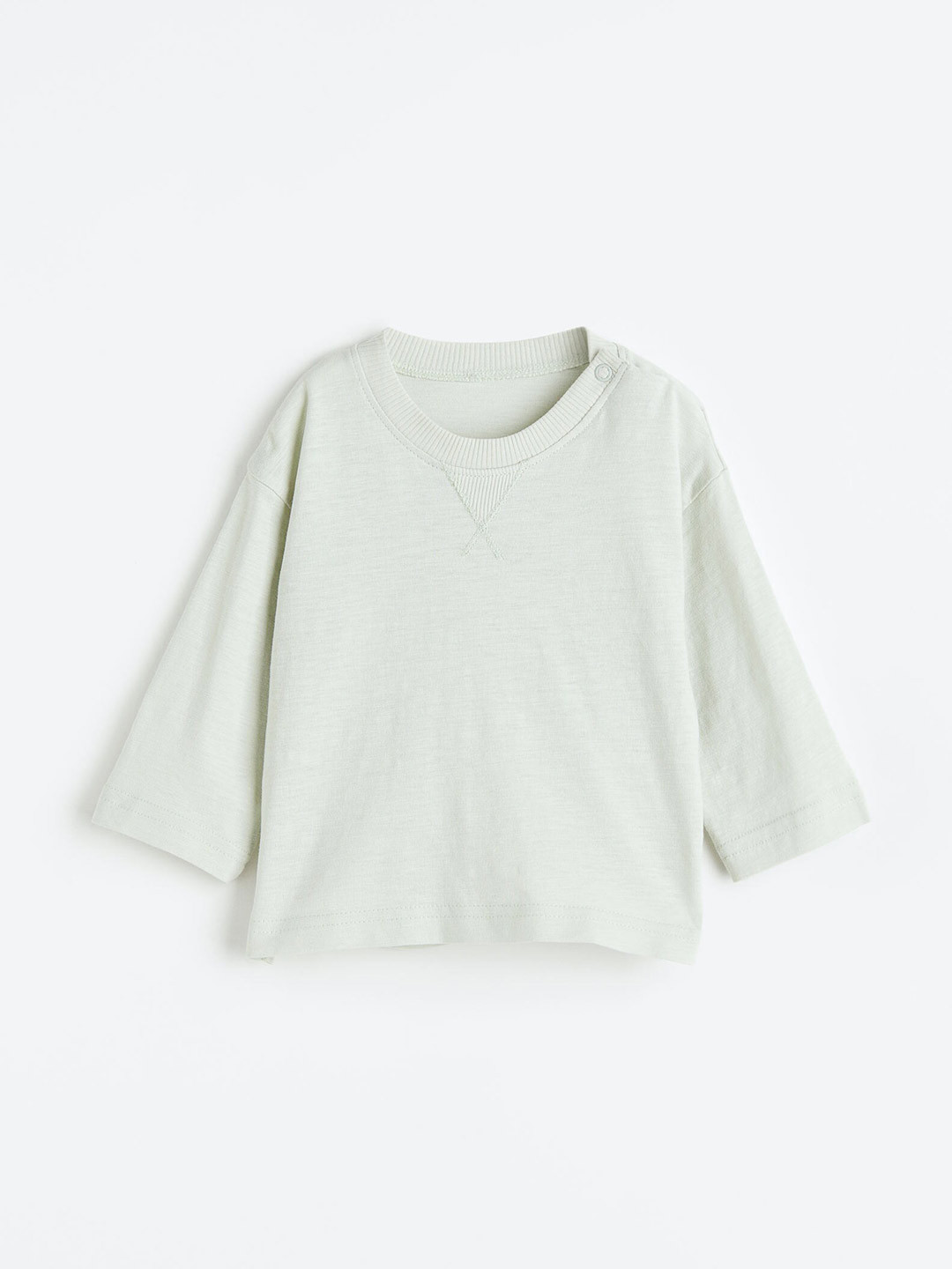 

H&M Boys Cotton Jersey Top, Turquoise blue