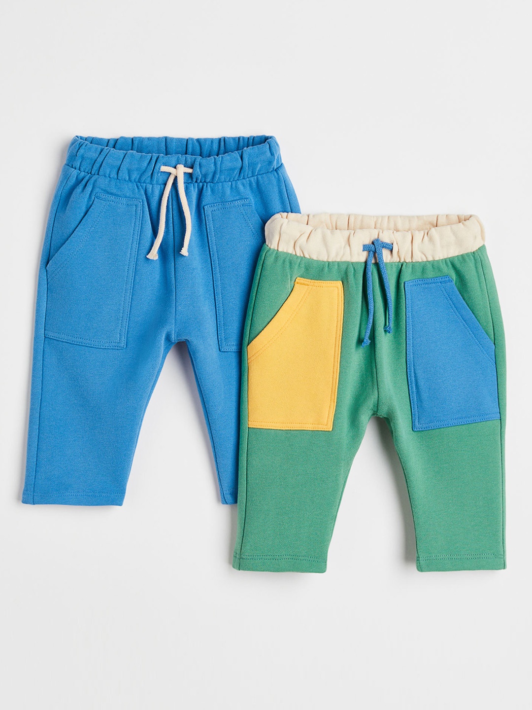 

H&M Boys Cotton 2-Pack Sweatpants, Blue