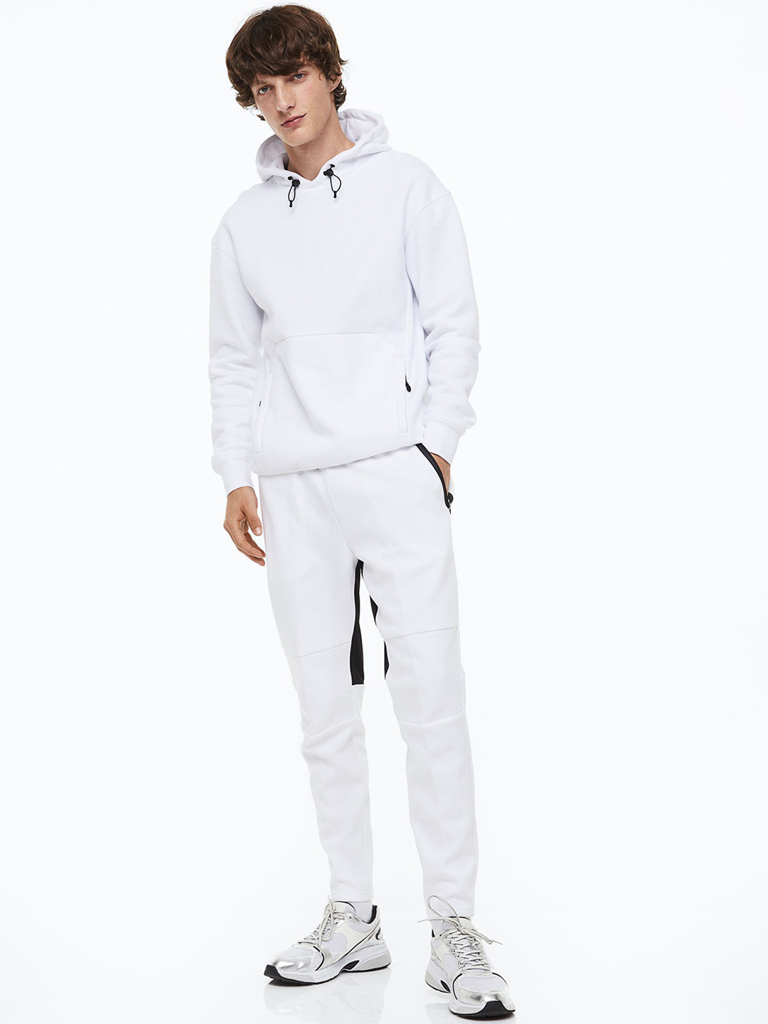 

H&M Sports joggers In DryMove, White