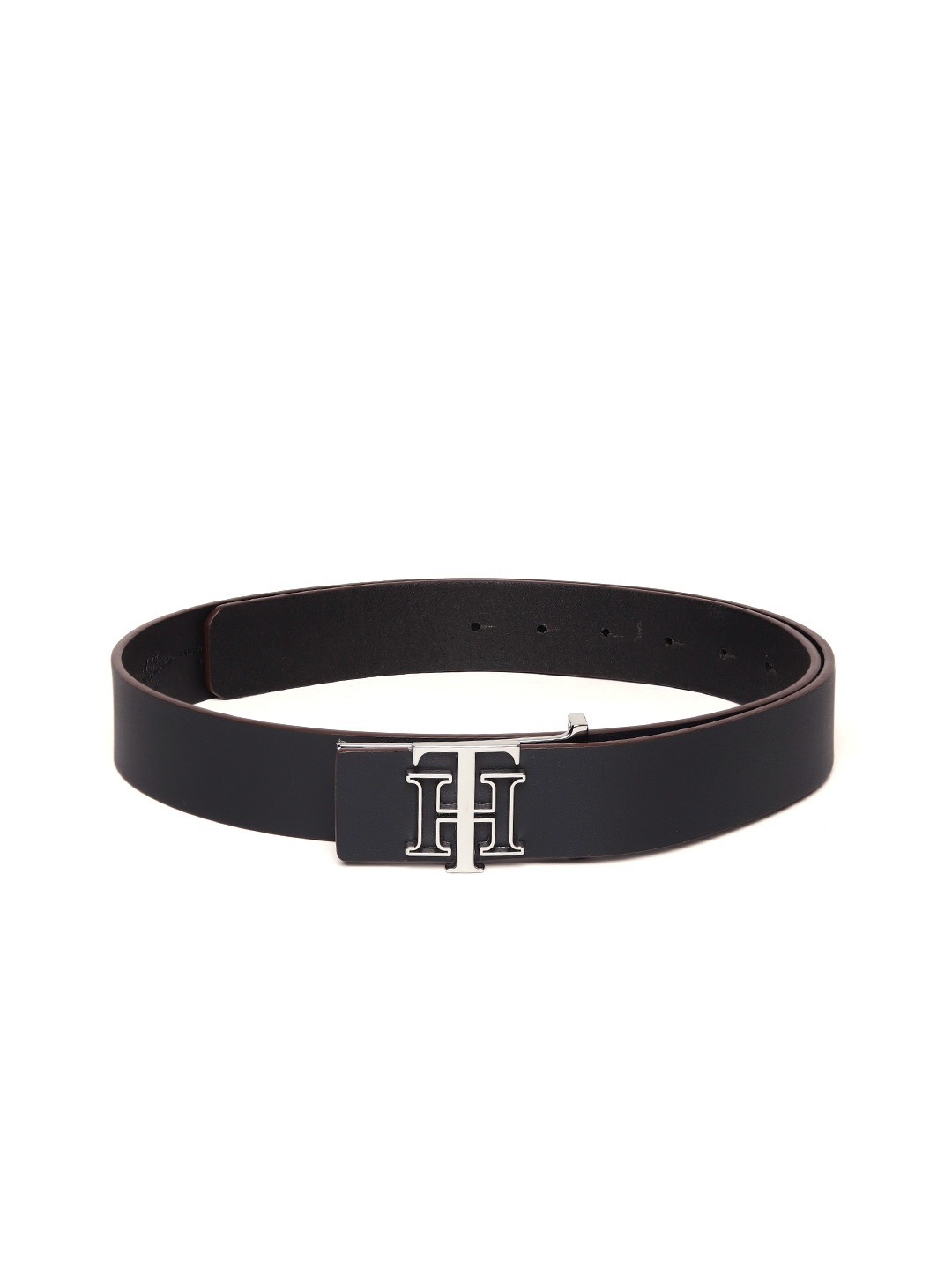 

Tommy Hilfiger Men Leather Belt, Navy blue