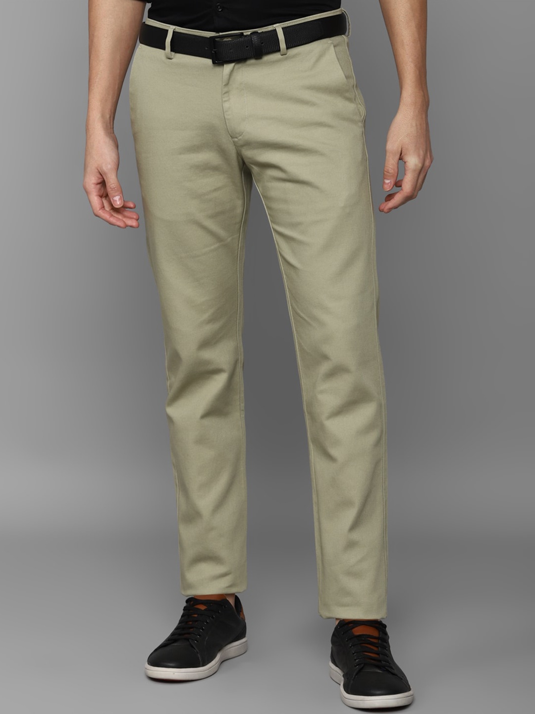 

Allen Solly Sport Men Cotton Slim Fit Trousers, Olive