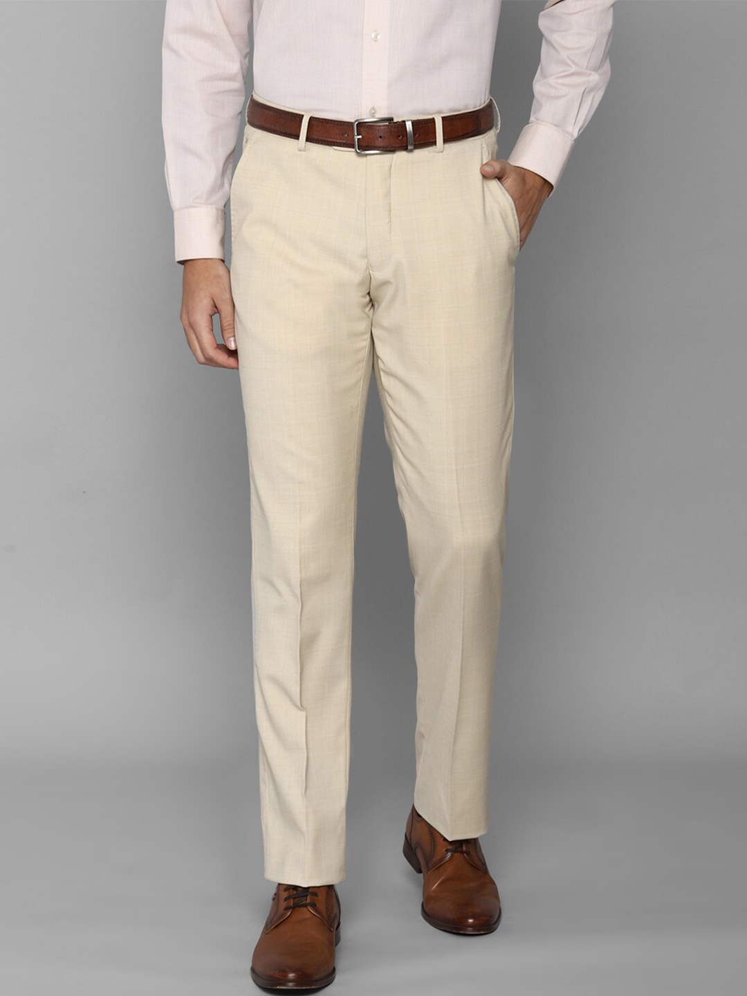 

Louis Philippe Men Formal Trouser, Beige