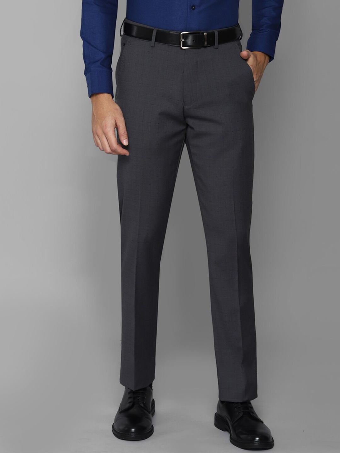 

Louis Philippe Men Formal Trouser, Charcoal