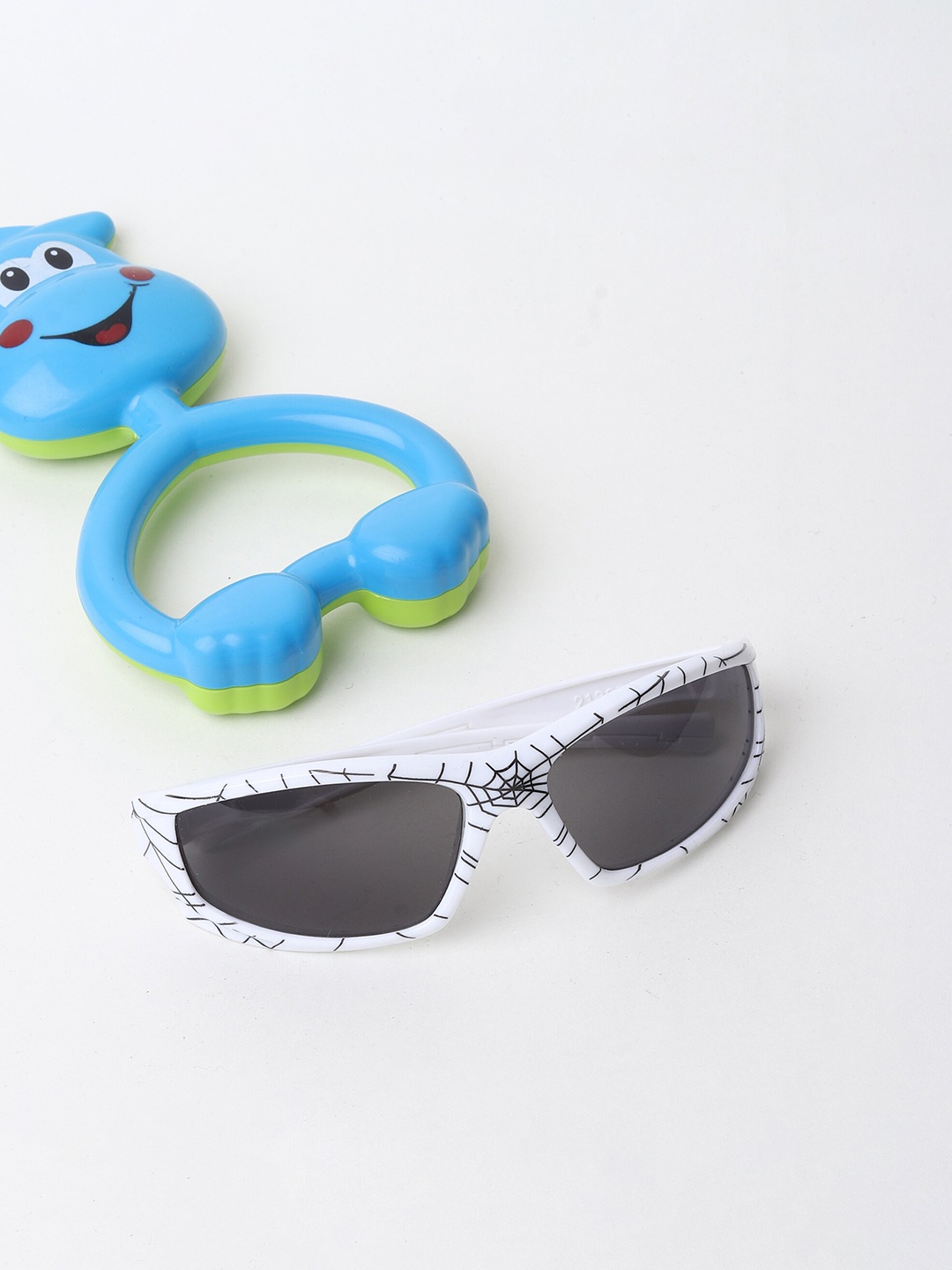 

FROGGY Kids Lens & Sports Full Rim Sunglasses- FG-21801-02, White