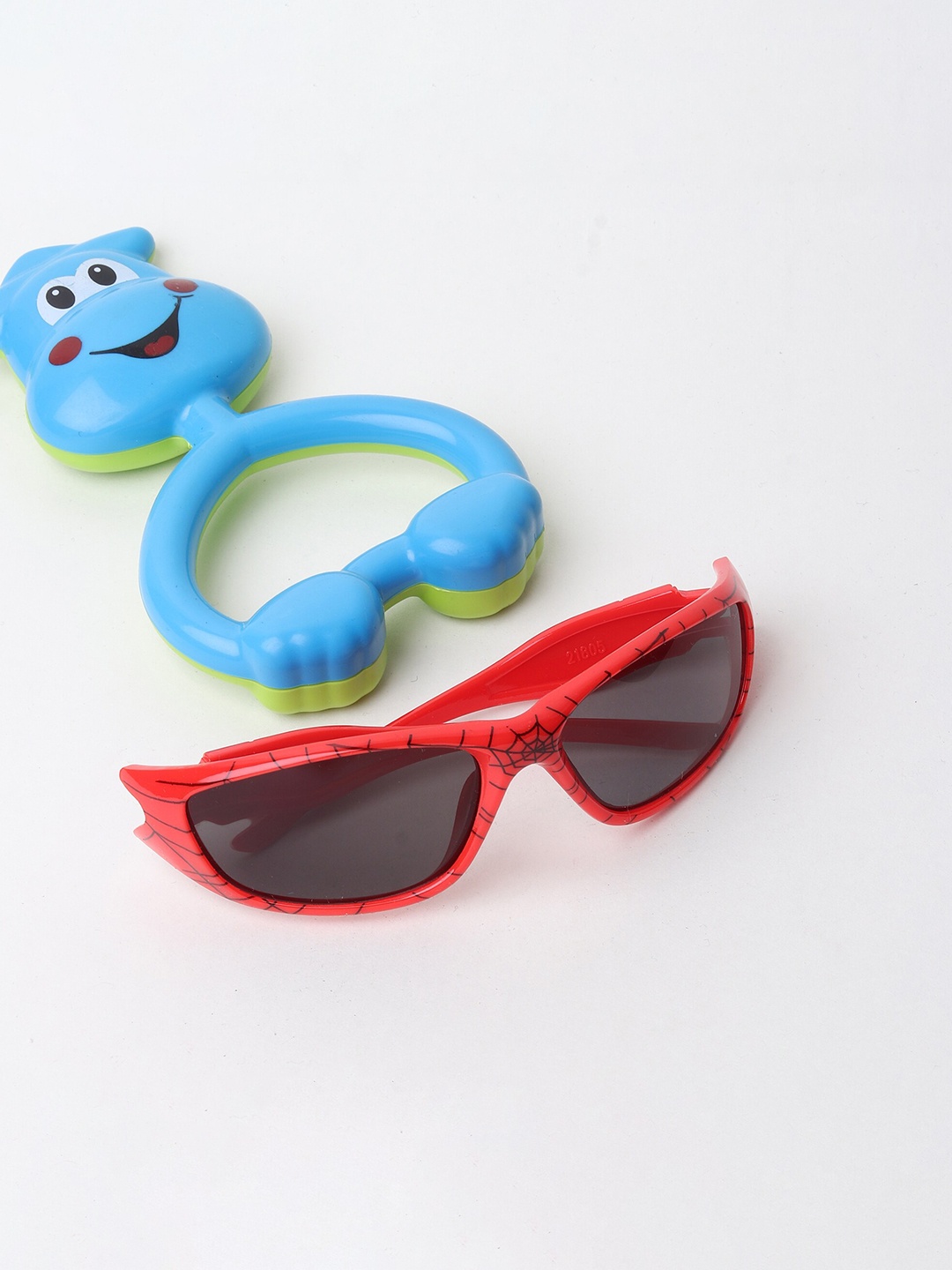 

FROGGY Kids Lens & Sports Full Rim Sunglasses- FG-21802-03, Red