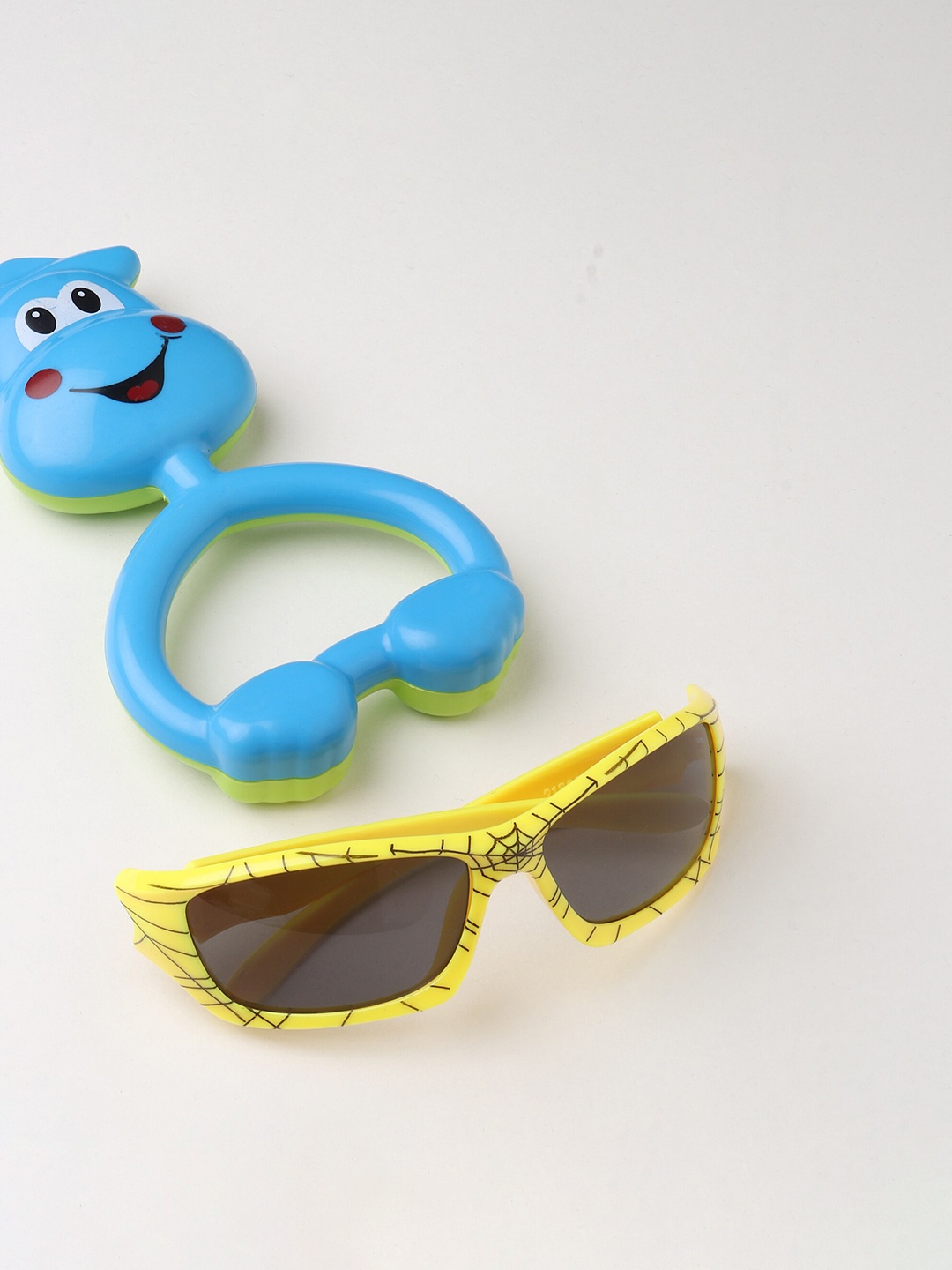 

FROGGY Kids Lens & Full Rim Sports Sunglasses- FG-21806-05, Yellow