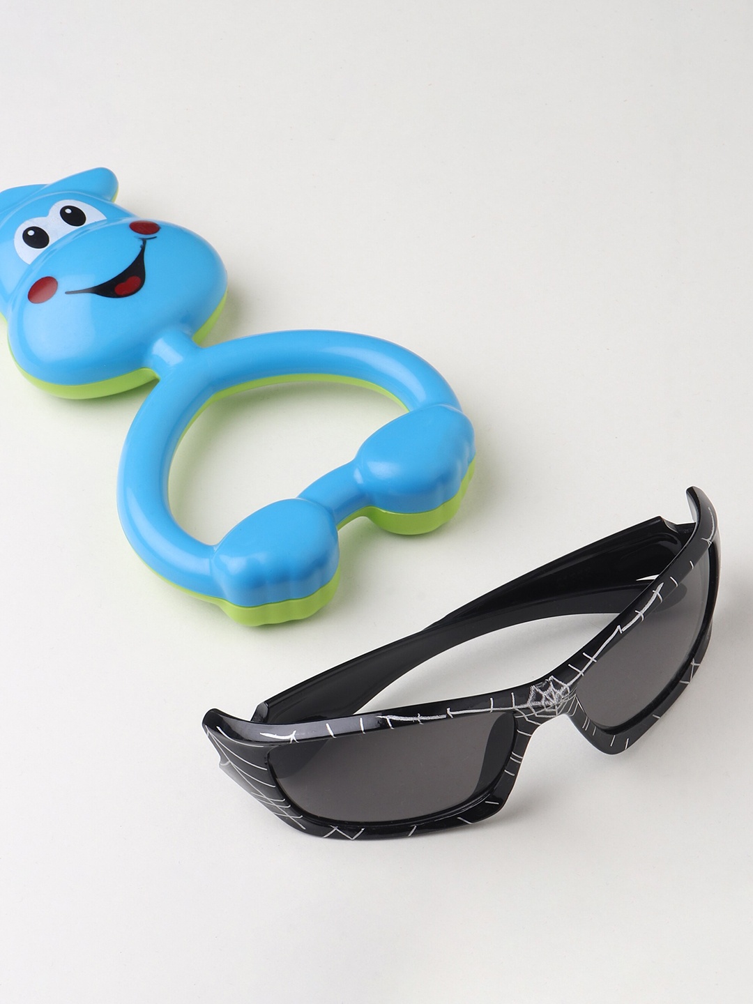 

FROGGY Unisex Kids Sports Sunglasses FG-21806-01, Black